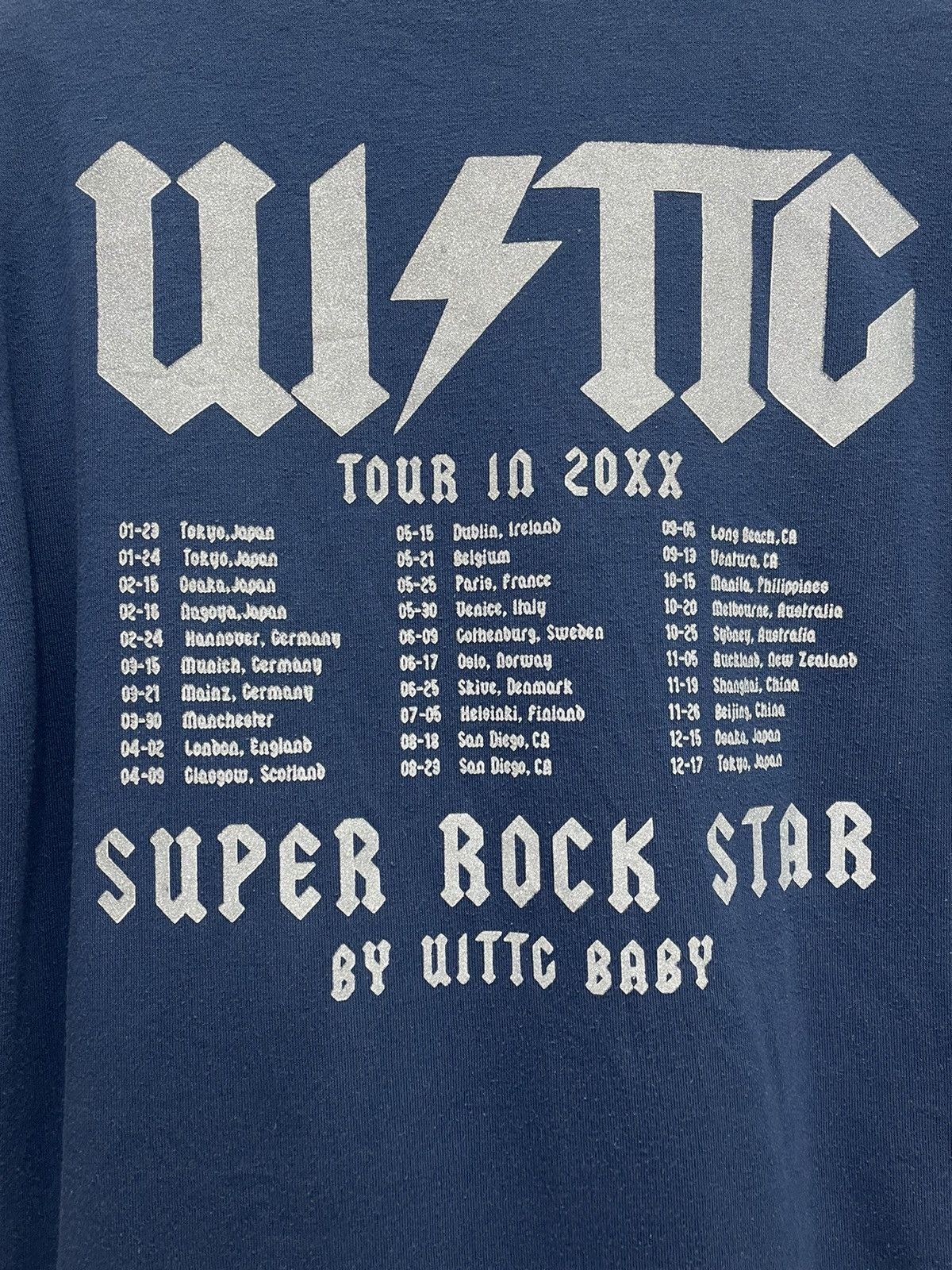 AC/DC Vtg UITTG Rock Star Tour ACDC Band Bape Style Sweater Size US M / EU 48-50 / 2 - 3 Thumbnail