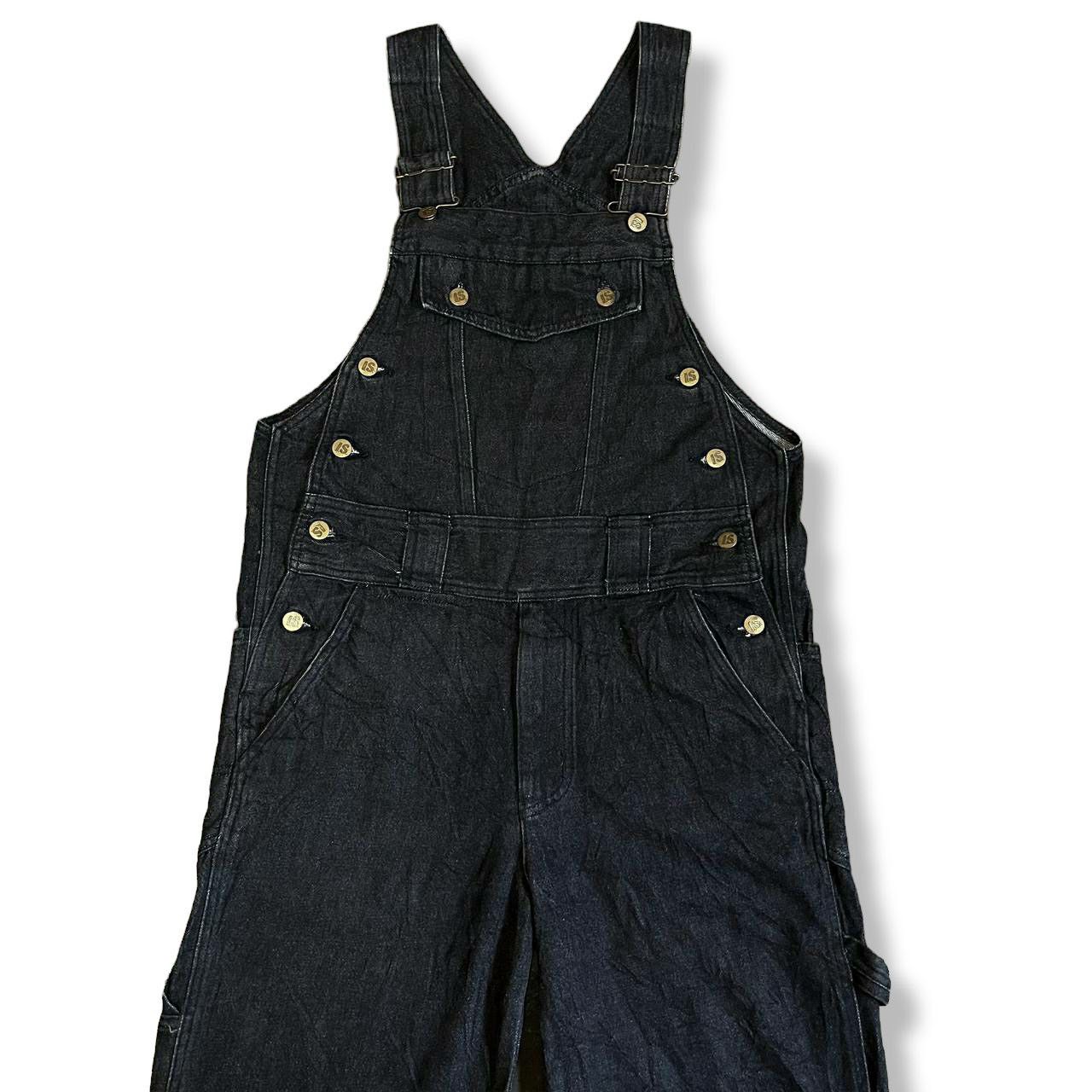 Issey Miyake × Tsumori Chisato Vintage Issey Miyake Black Denim Jumpsuit Overall Size US 36 / EU 52 - 3 Thumbnail