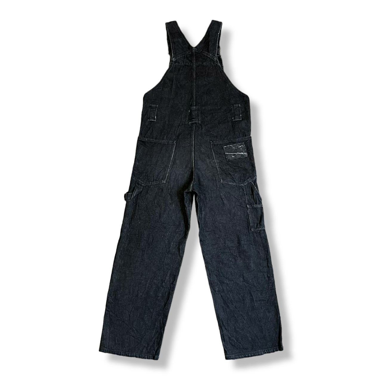 Issey Miyake × Tsumori Chisato Vintage Issey Miyake Black Denim Jumpsuit Overall Size US 36 / EU 52 - 2 Thumbnail