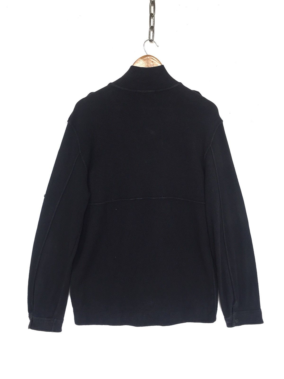 Massimo Osti ARCHIVE🔥SS08 Stone Island Black Minimal Officer Jacket Size US L / EU 52-54 / 3 - 7 Thumbnail