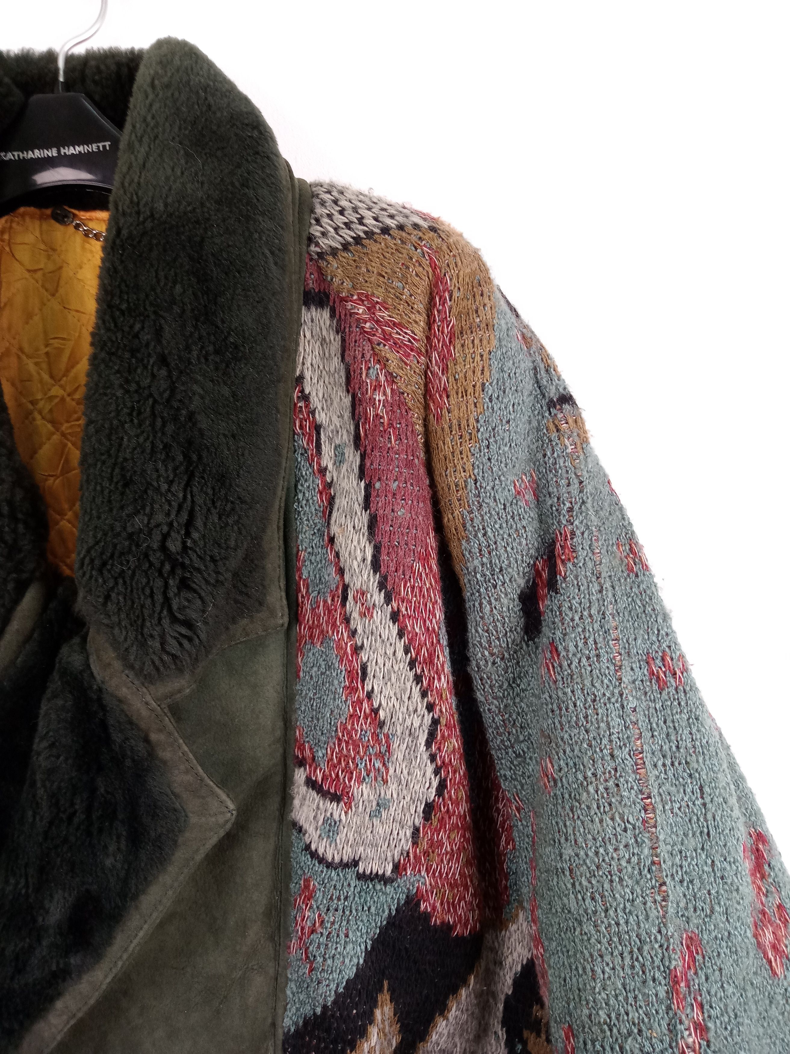 Vintage Canadian Sherling Suede Sheepskin Made in Italy Jacket Size US L / EU 52-54 / 3 - 4 Thumbnail