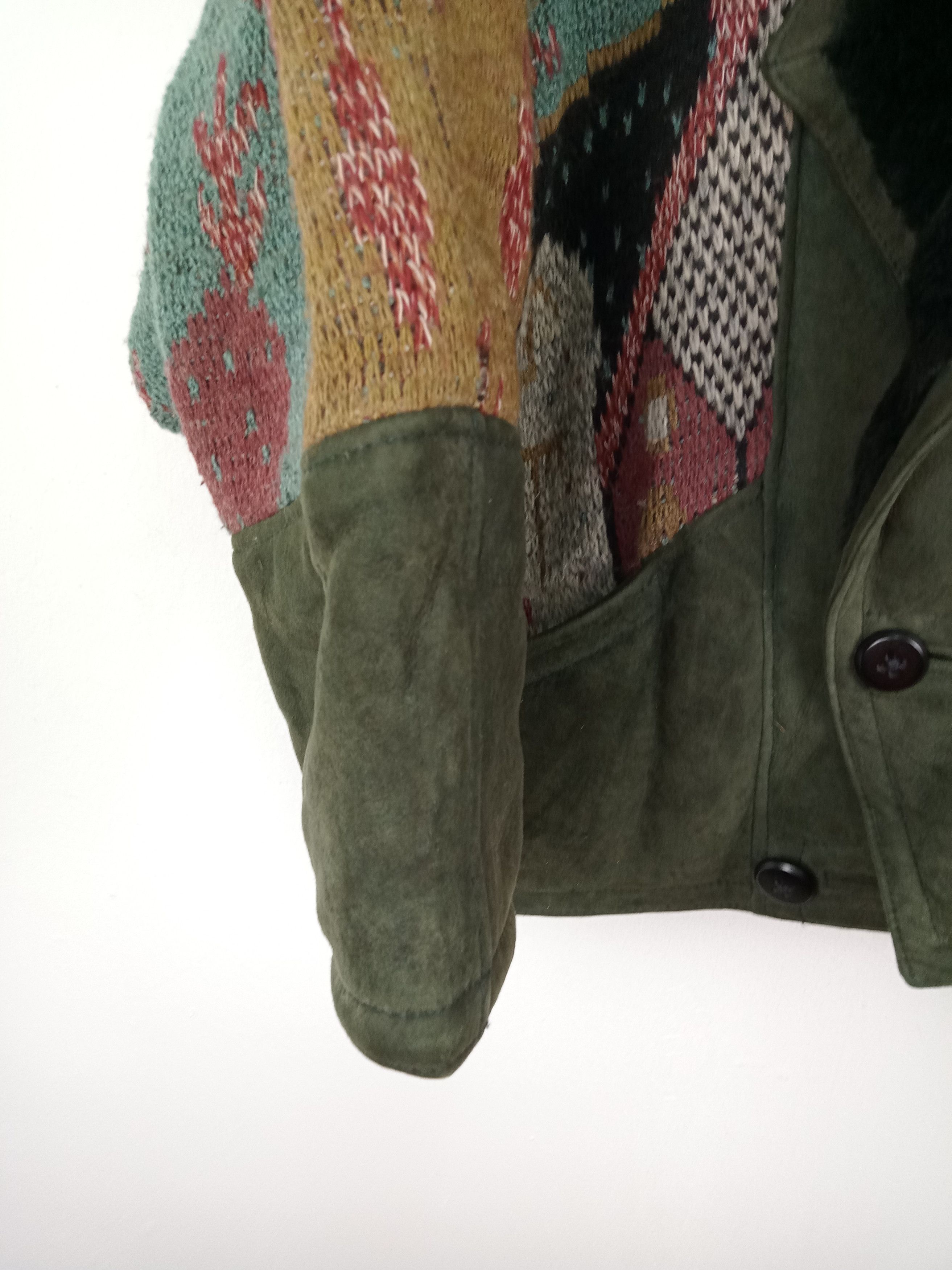 Vintage Canadian Sherling Suede Sheepskin Made in Italy Jacket Size US L / EU 52-54 / 3 - 6 Thumbnail