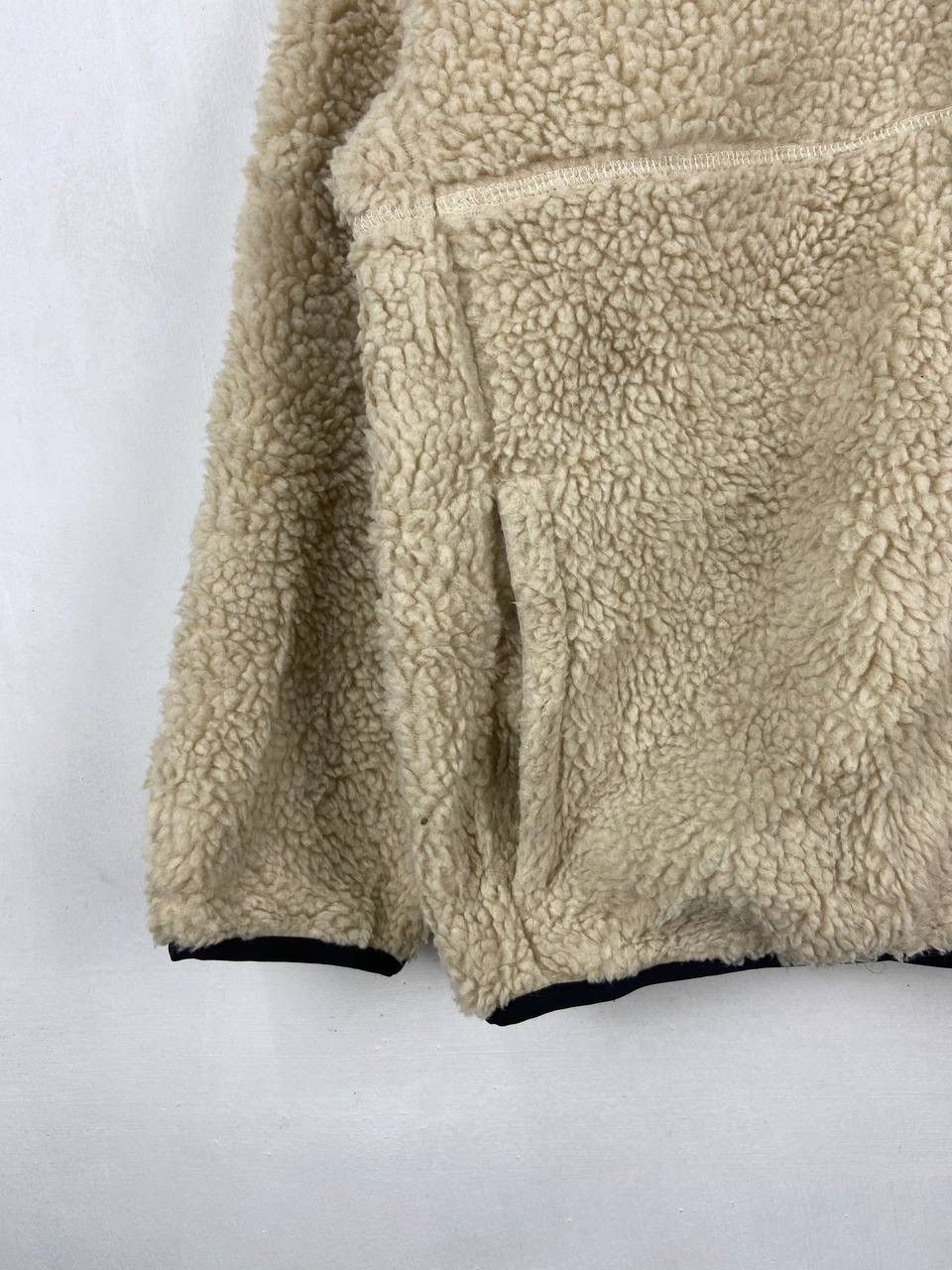 GU GU Japan Fleece Jacket Deep Pile Retro Color Tan Size S / US 4 / IT 40 - 5 Thumbnail
