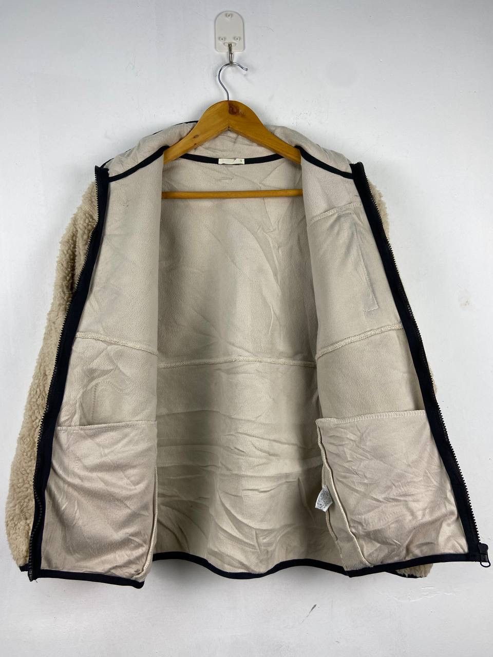 GU GU Japan Fleece Jacket Deep Pile Retro Color Tan Size S / US 4 / IT 40 - 3 Thumbnail