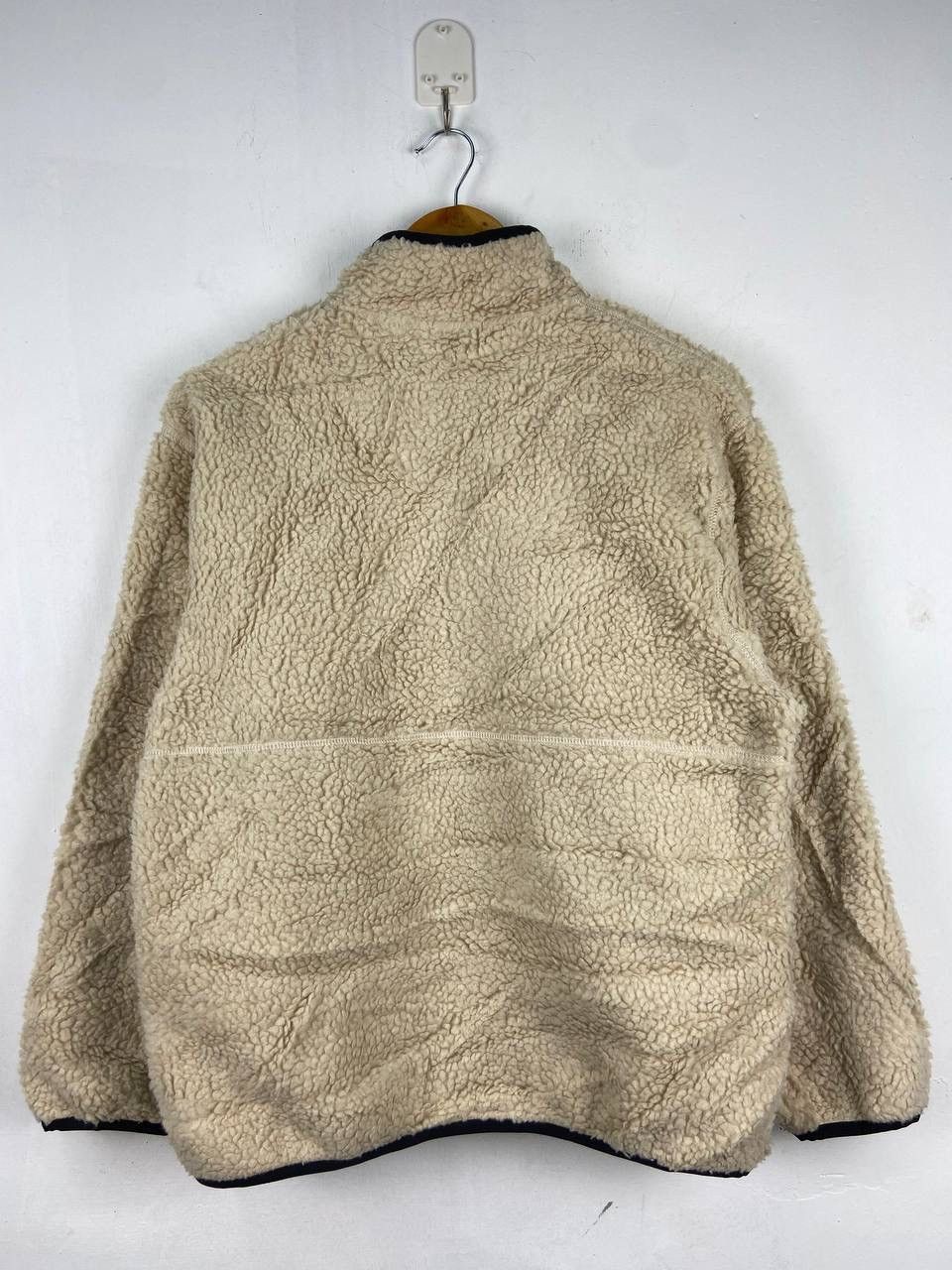 GU GU Japan Fleece Jacket Deep Pile Retro Color Tan Size S / US 4 / IT 40 - 4 Thumbnail