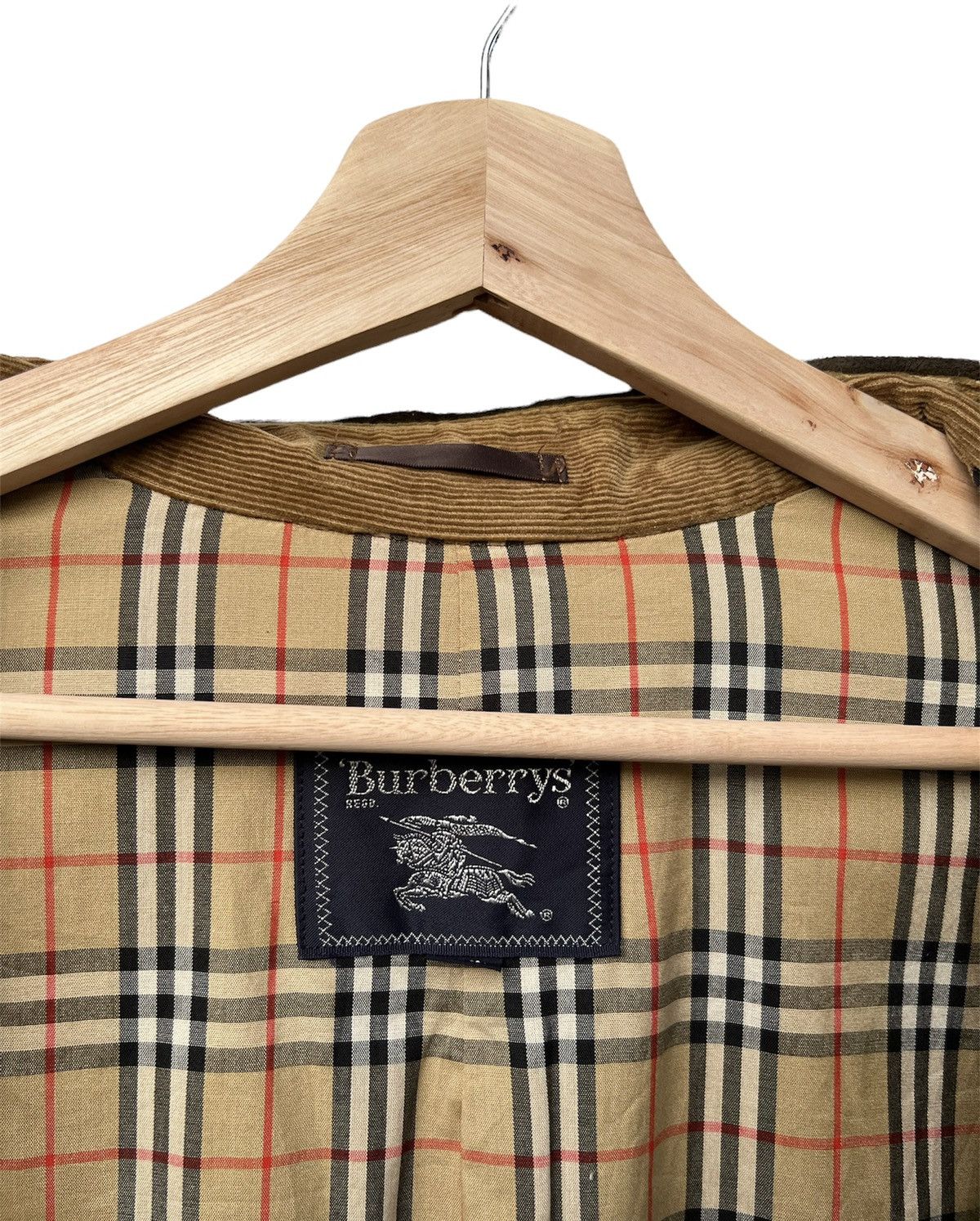 Burberry Men Blazer Jacket Burberrys Corduroy Nova Check Double Elbow Size US M / EU 48-50 / 2 - 7 Thumbnail