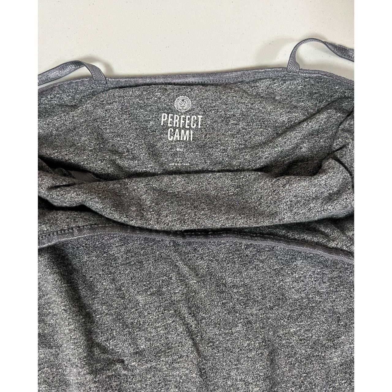 Vintage SO Gray ‘Perfect Cami’ Shelf-Bra Camisole Tank Top Shirt XS⛓ Size XS / US 0-2 / IT 36-38 - 5 Thumbnail