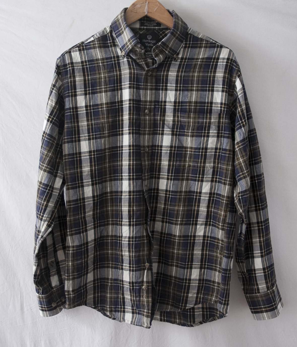 Viyella Viyella Shirt Heritage Flannel Plaid Size S Size US S / EU 44-46 / 1 - 1 Thumbnail