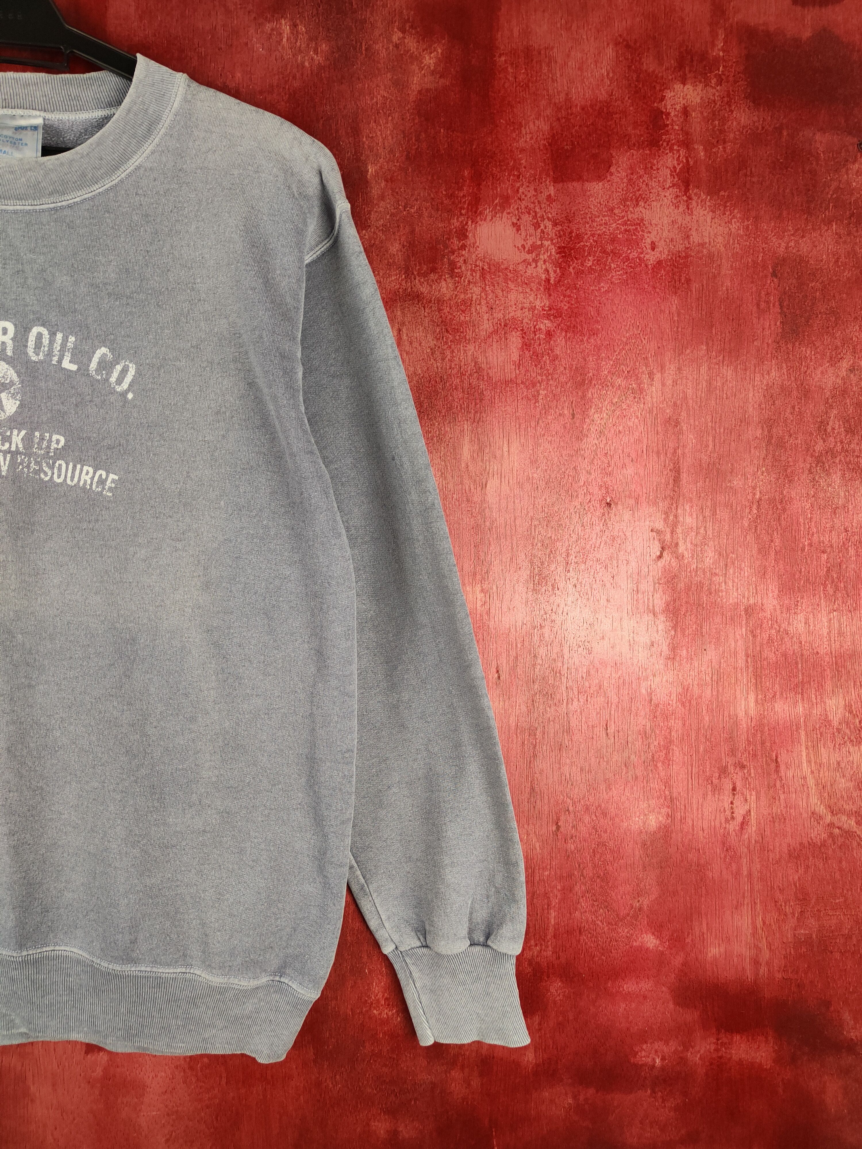 Faded Glory United one star oil & co. Faded Sweatshirt vintage #495B Size US S / EU 44-46 / 1 - 6 Thumbnail
