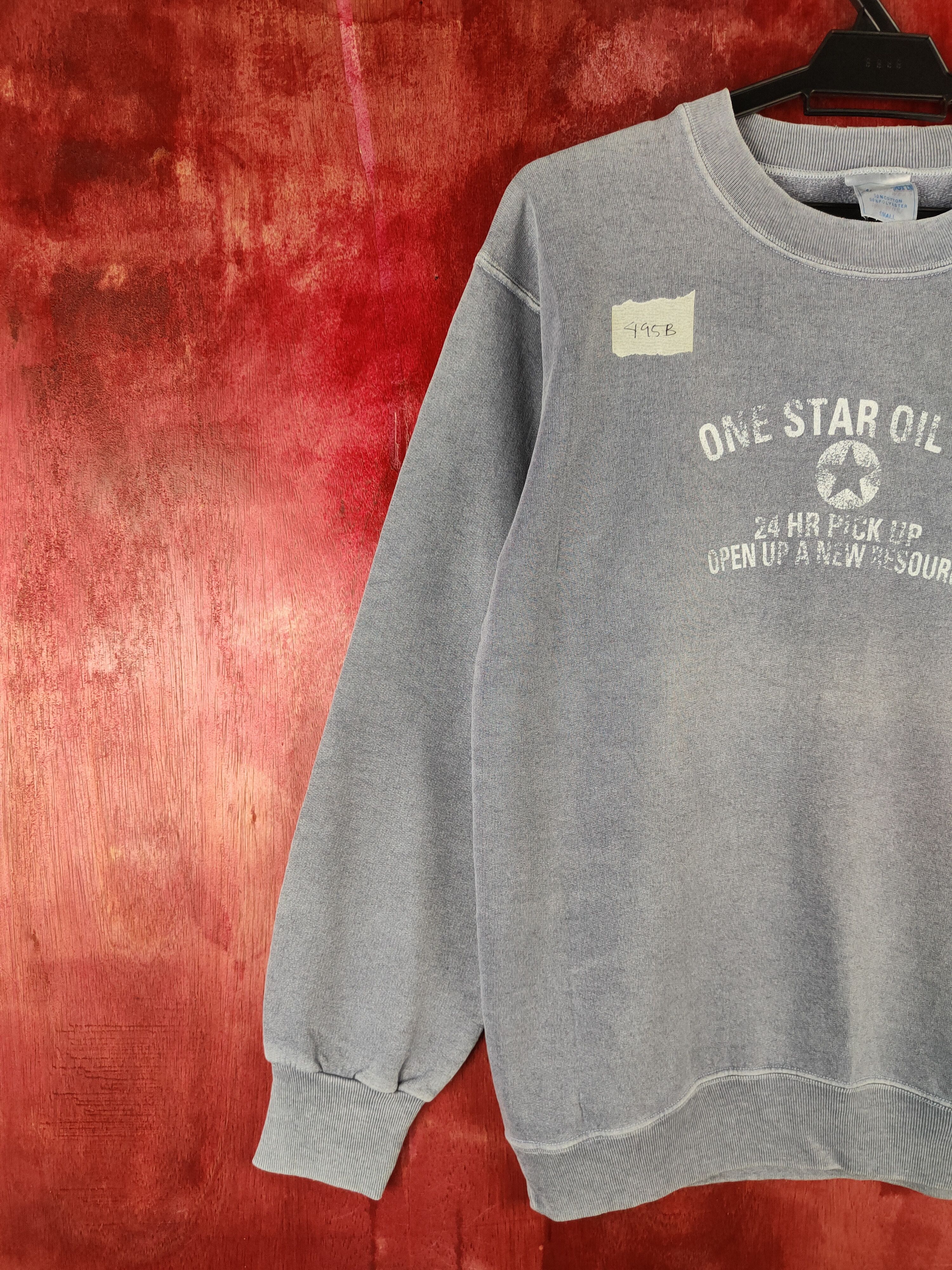 Faded Glory United one star oil & co. Faded Sweatshirt vintage #495B Size US S / EU 44-46 / 1 - 4 Thumbnail