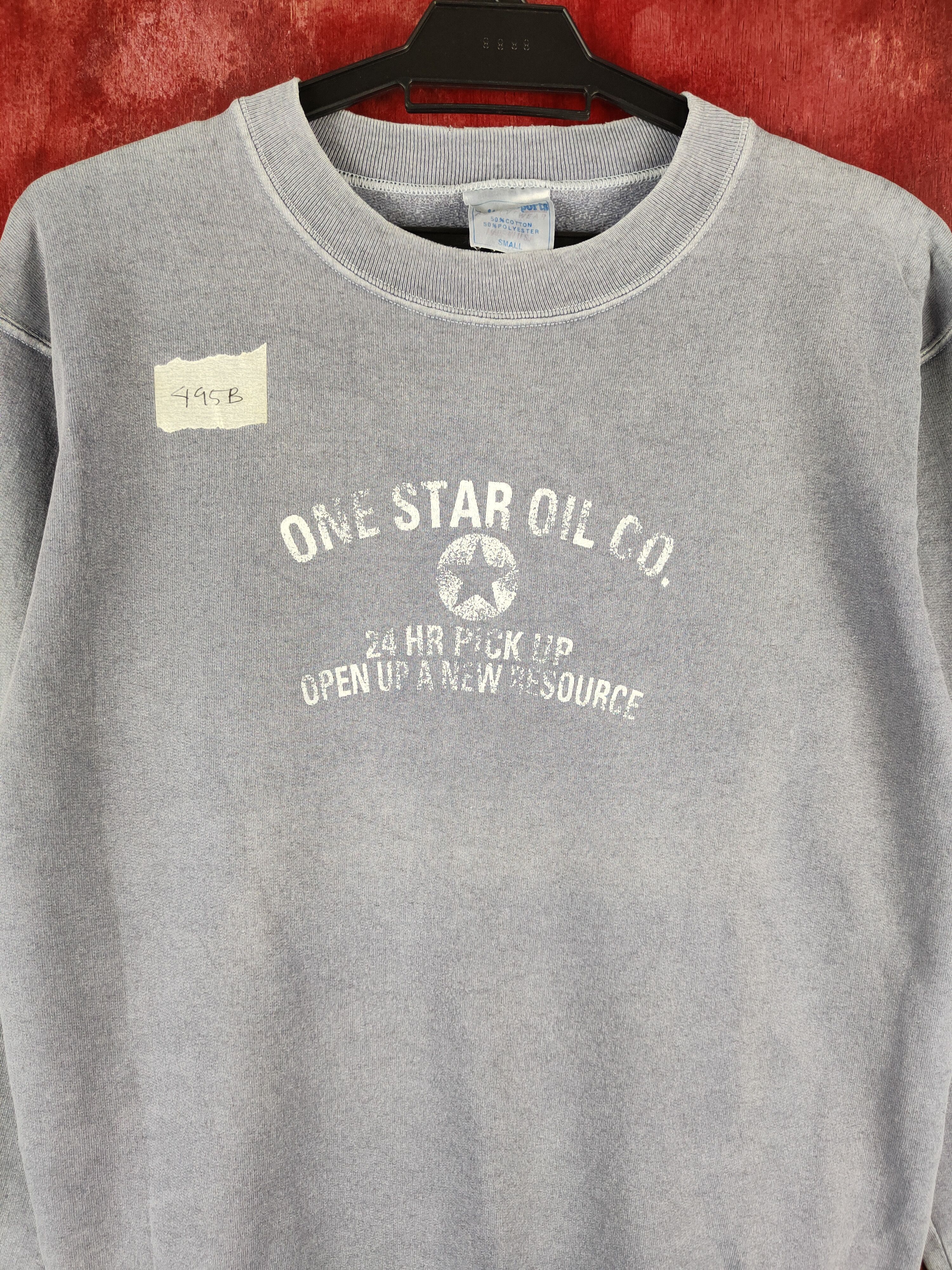 Faded Glory United one star oil & co. Faded Sweatshirt vintage #495B Size US S / EU 44-46 / 1 - 2 Thumbnail