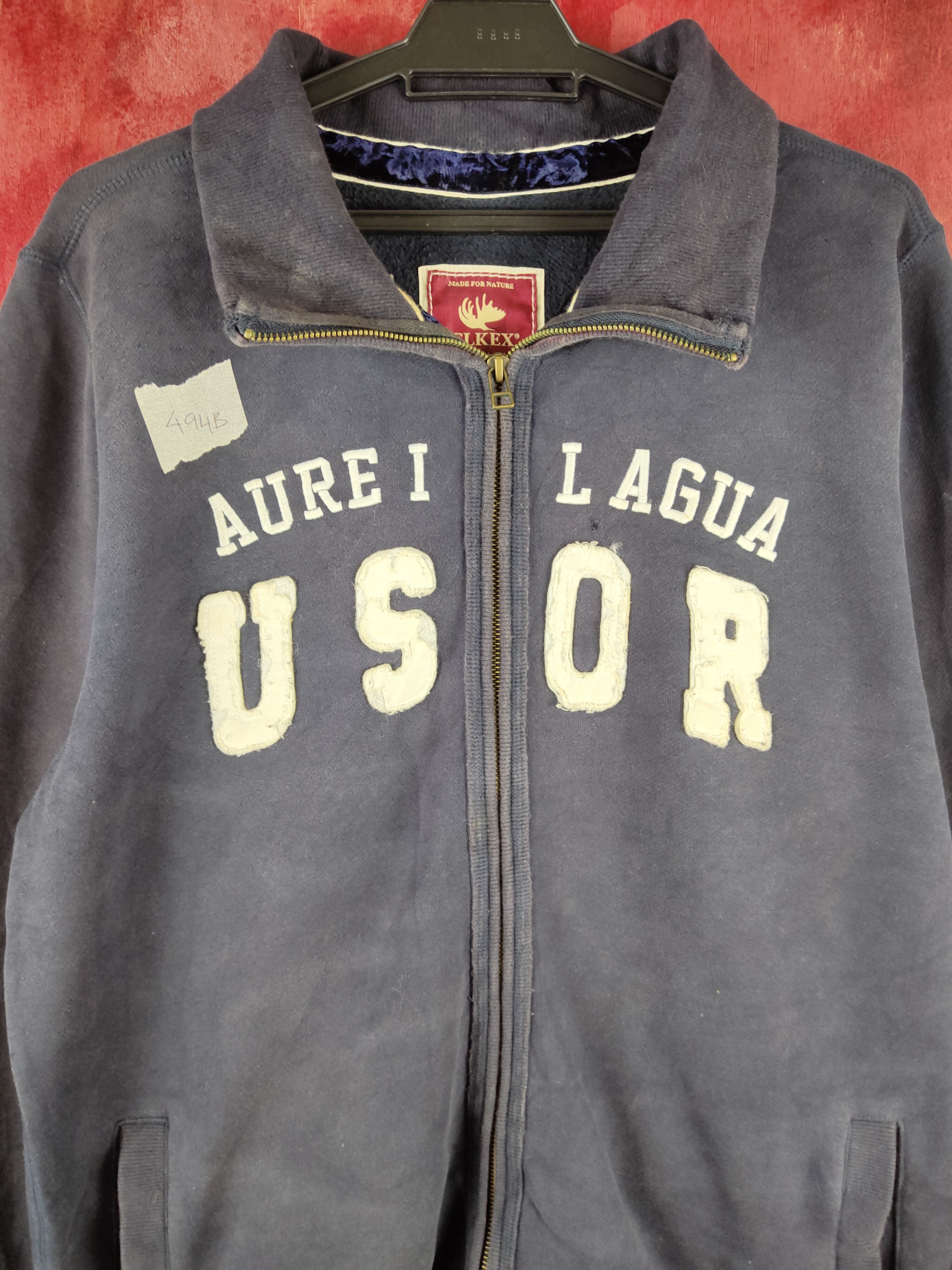 Japanese Brand Elkex Dark Blue Sweater vintage #494B Size US XL / EU 56 / 4 - 2 Thumbnail