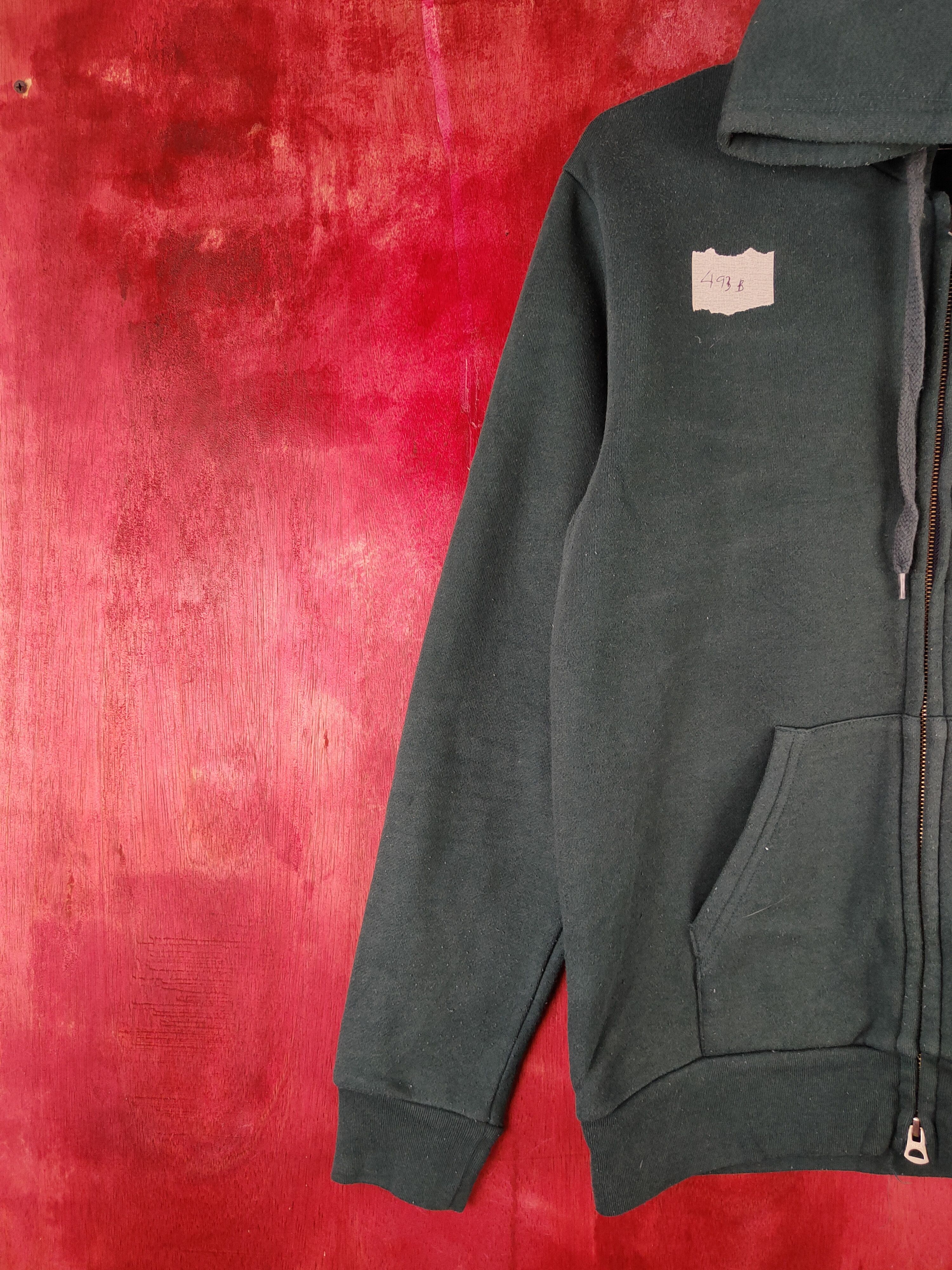 HARE Hare Dark Green plain Hoodie Sweater #493B Size US M / EU 48-50 / 2 - 3 Thumbnail