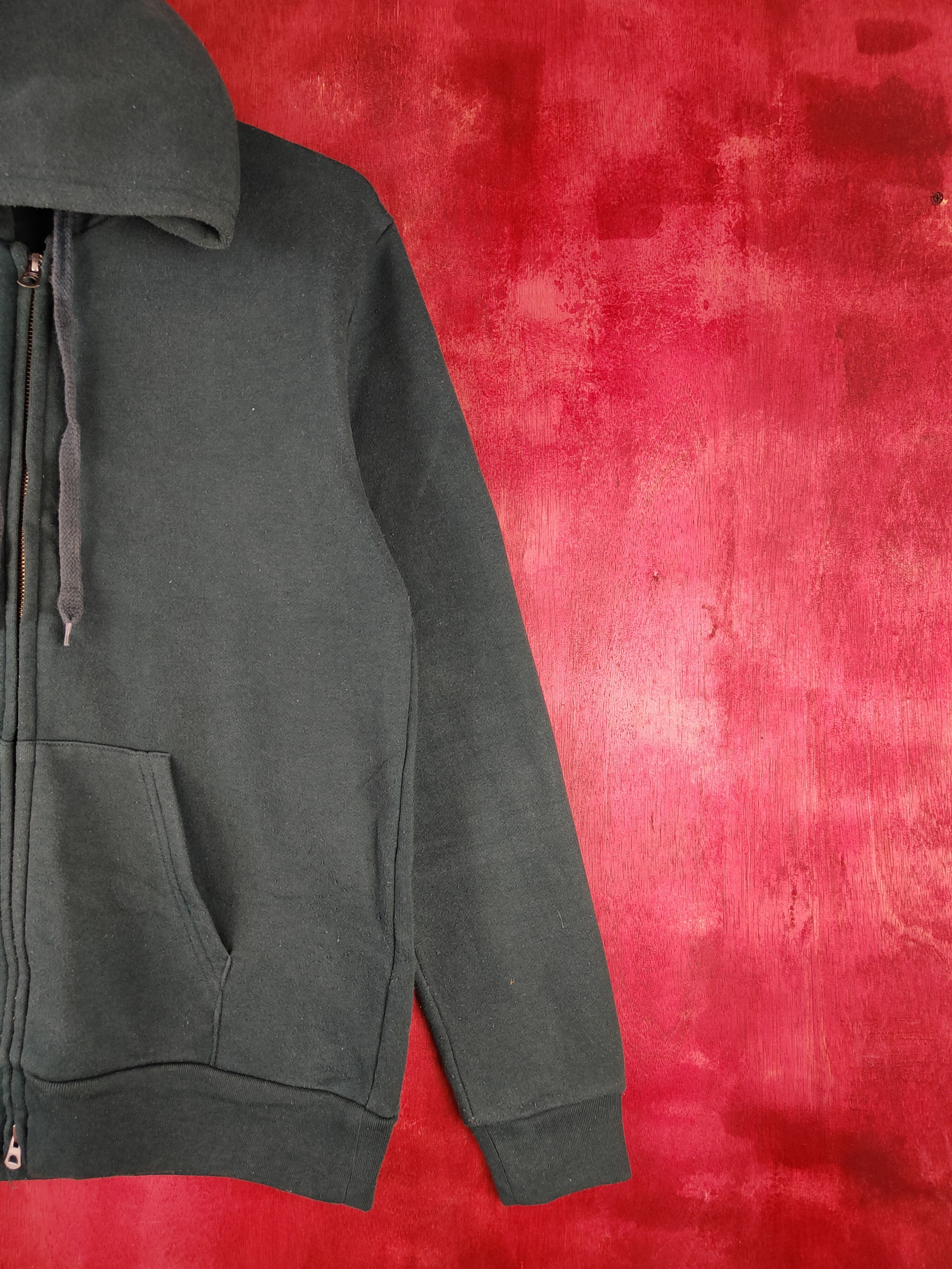 HARE Hare Dark Green plain Hoodie Sweater #493B Size US M / EU 48-50 / 2 - 5 Thumbnail