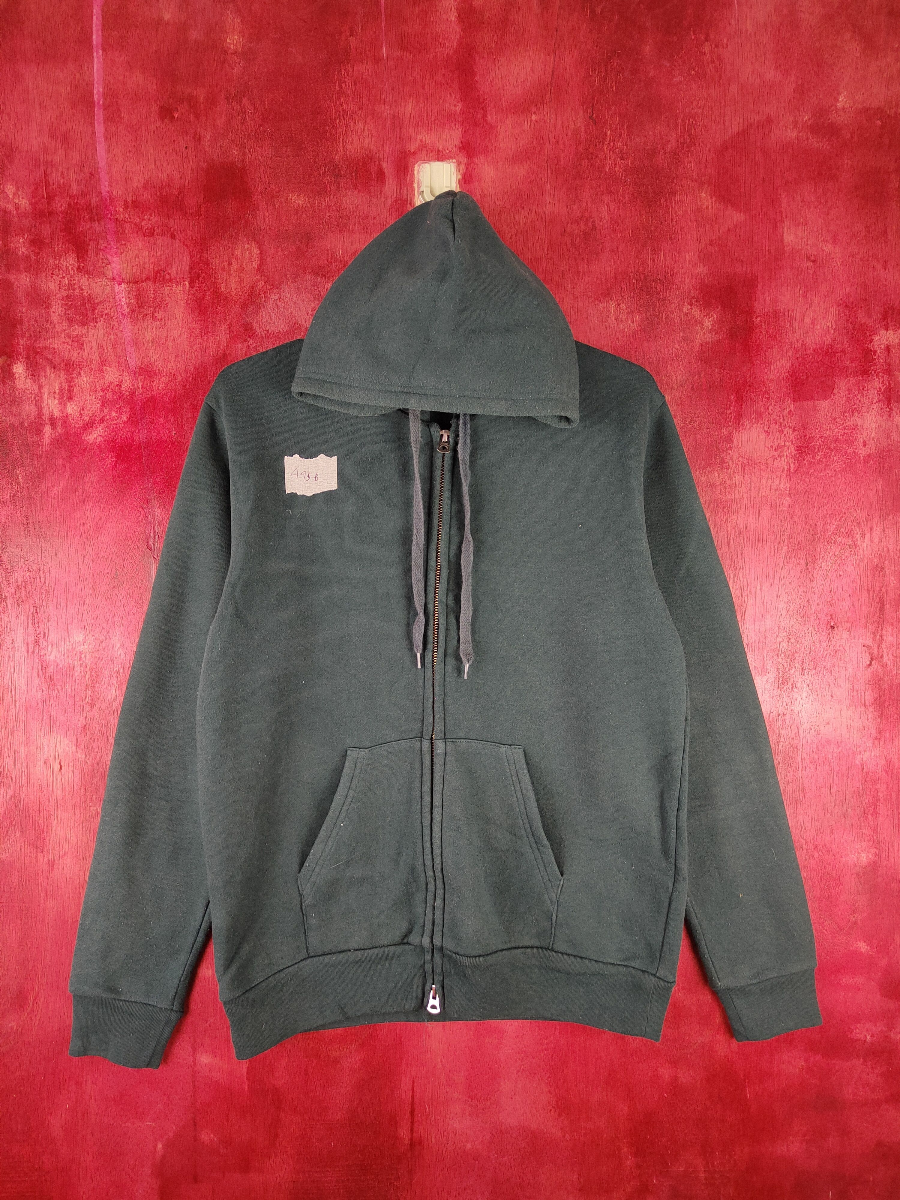 HARE Hare Dark Green plain Hoodie Sweater #493B Size US M / EU 48-50 / 2 - 1 Thumbnail