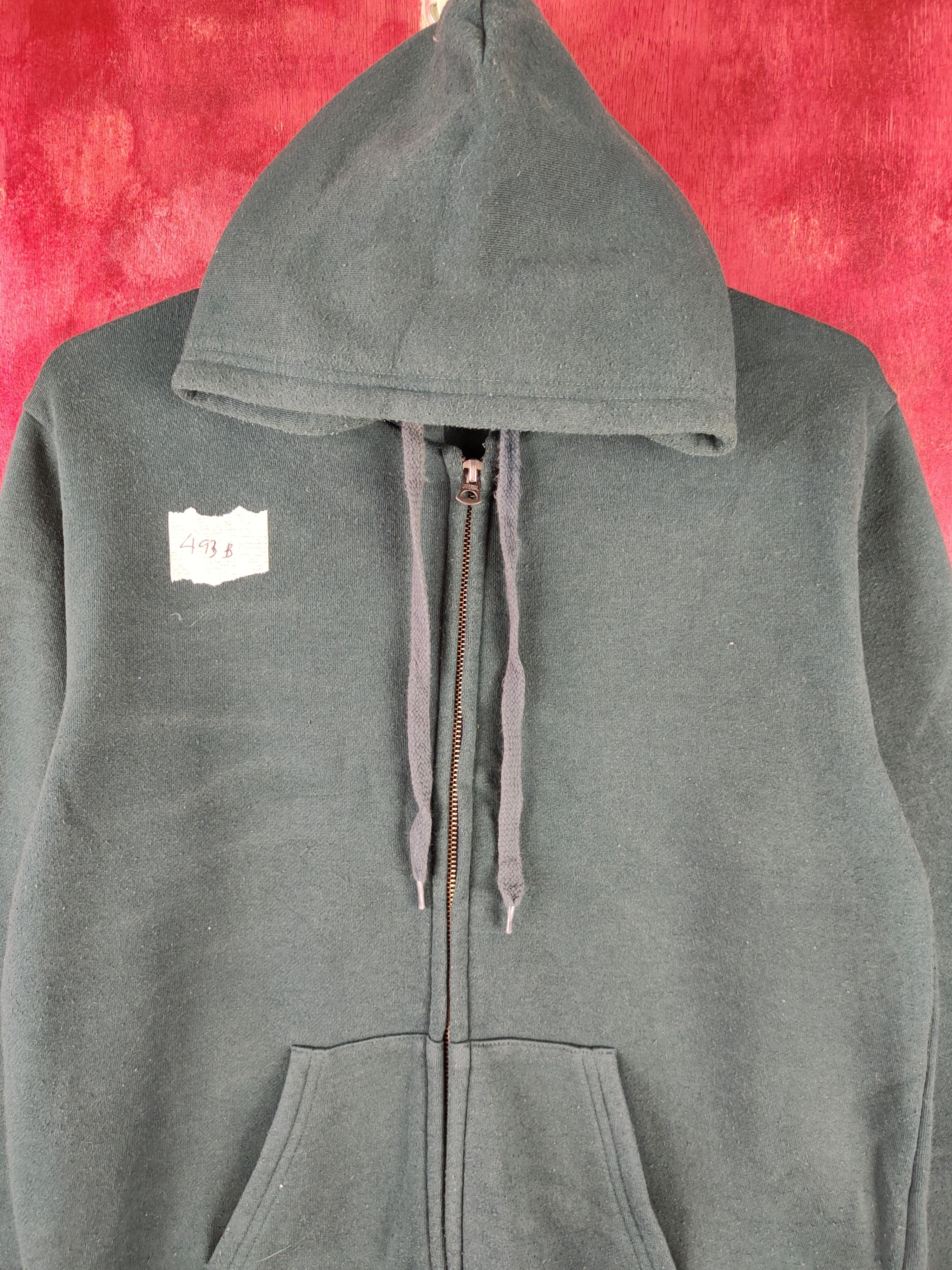 HARE Hare Dark Green plain Hoodie Sweater #493B Size US M / EU 48-50 / 2 - 2 Thumbnail
