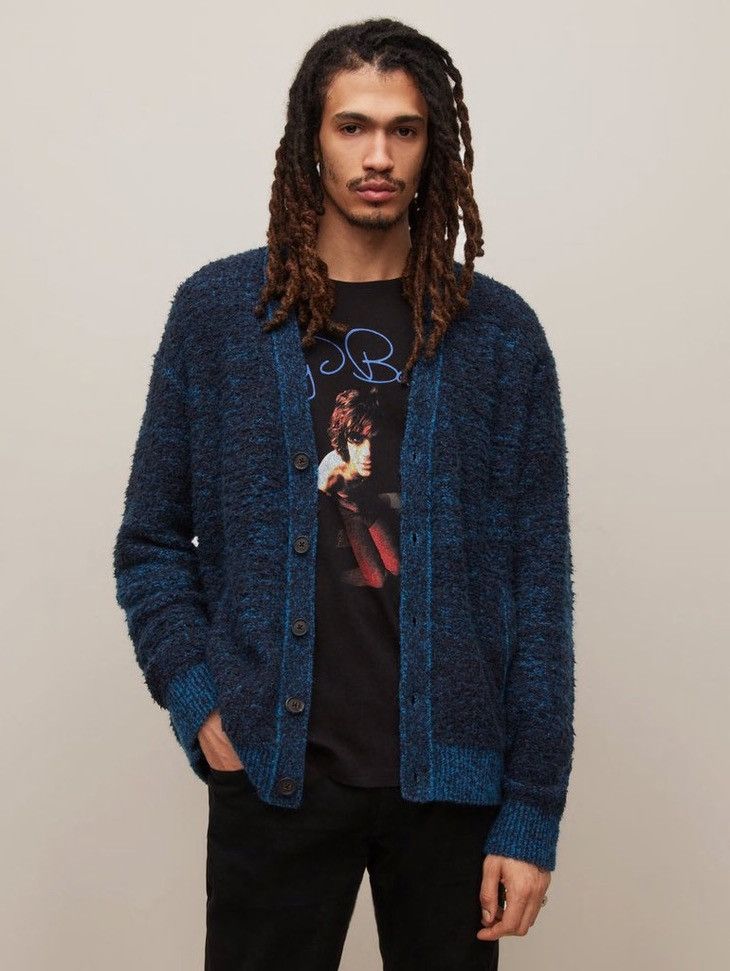 John Varvatos Fuzzy cardigan. Small Size US S / EU 44-46 / 1 - 1 Thumbnail
