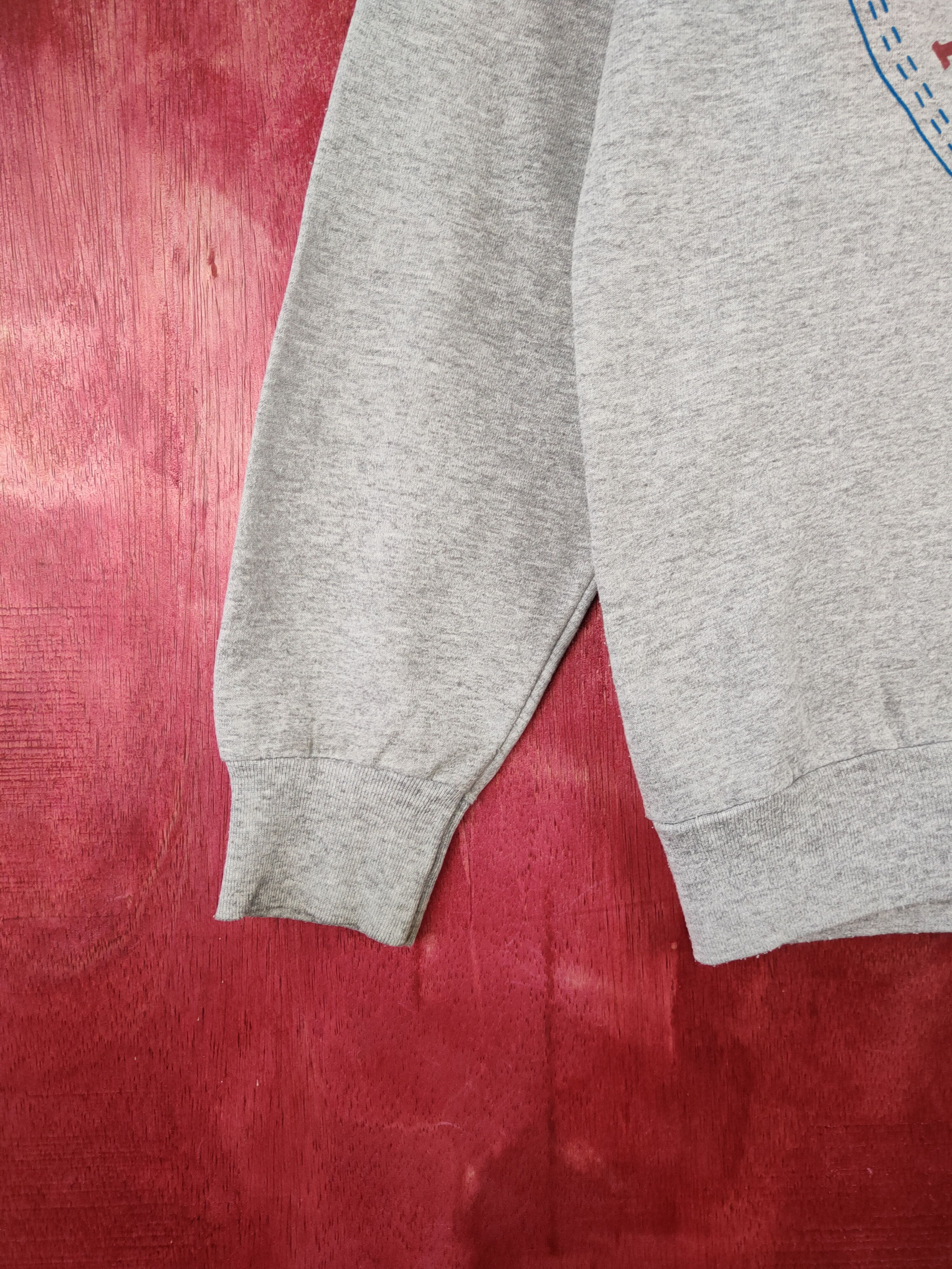 Converse Converse big logo vintage Gray Sweatshirt #489B Size US M / EU 48-50 / 2 - 4 Thumbnail