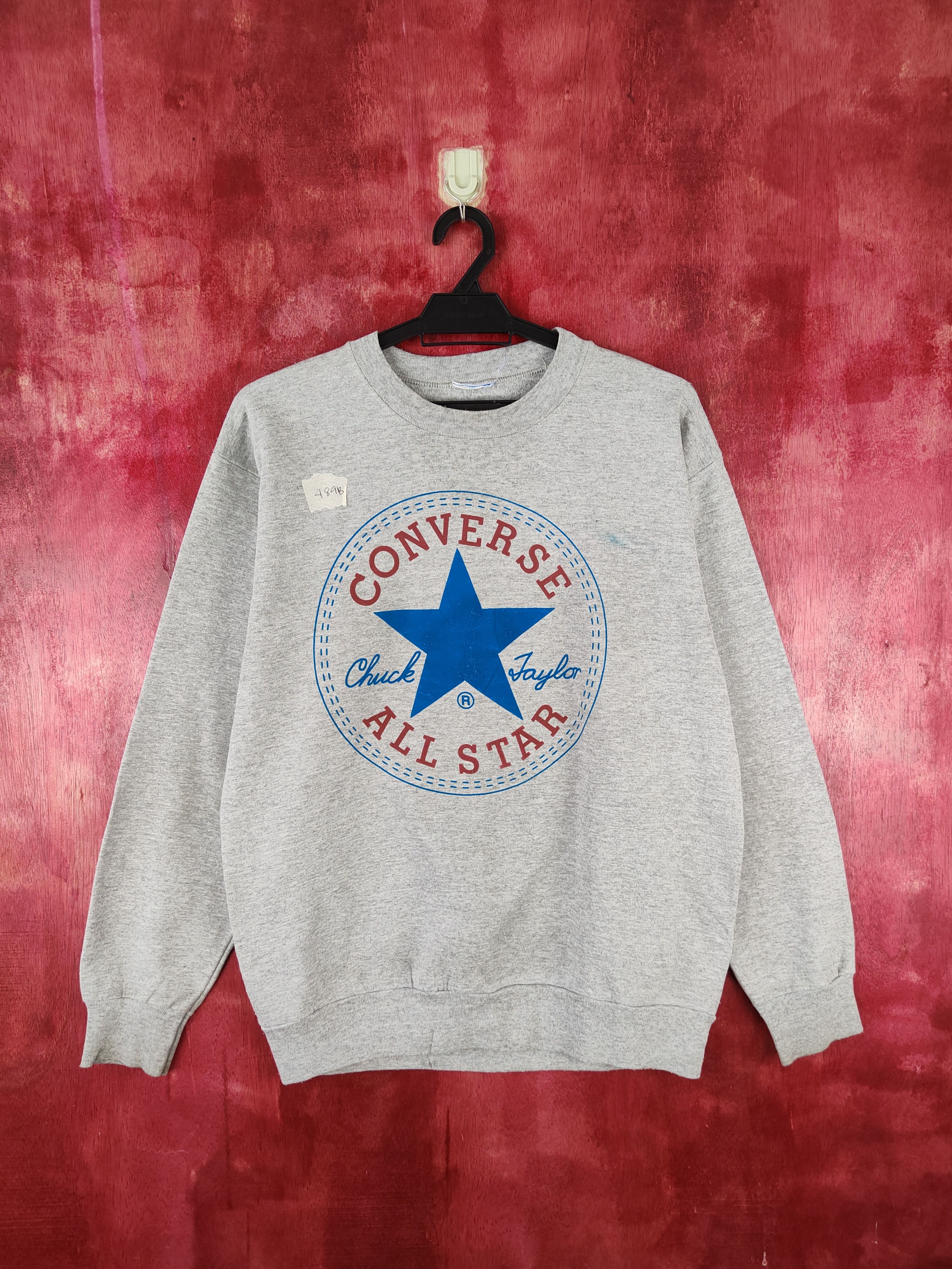Converse big logo vintage Gray Sweatshirt #489B