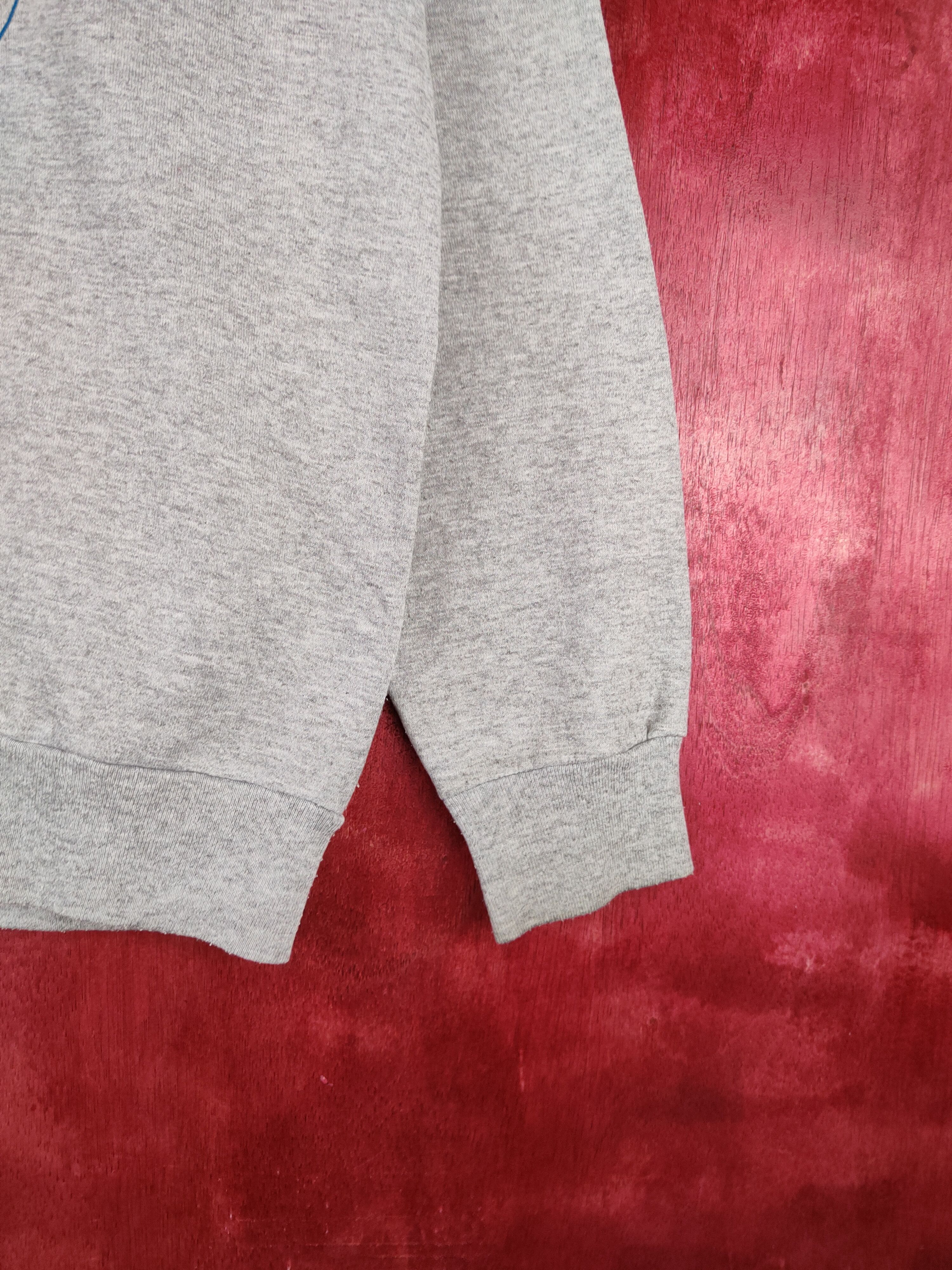Converse Converse big logo vintage Gray Sweatshirt #489B Size US M / EU 48-50 / 2 - 6 Thumbnail
