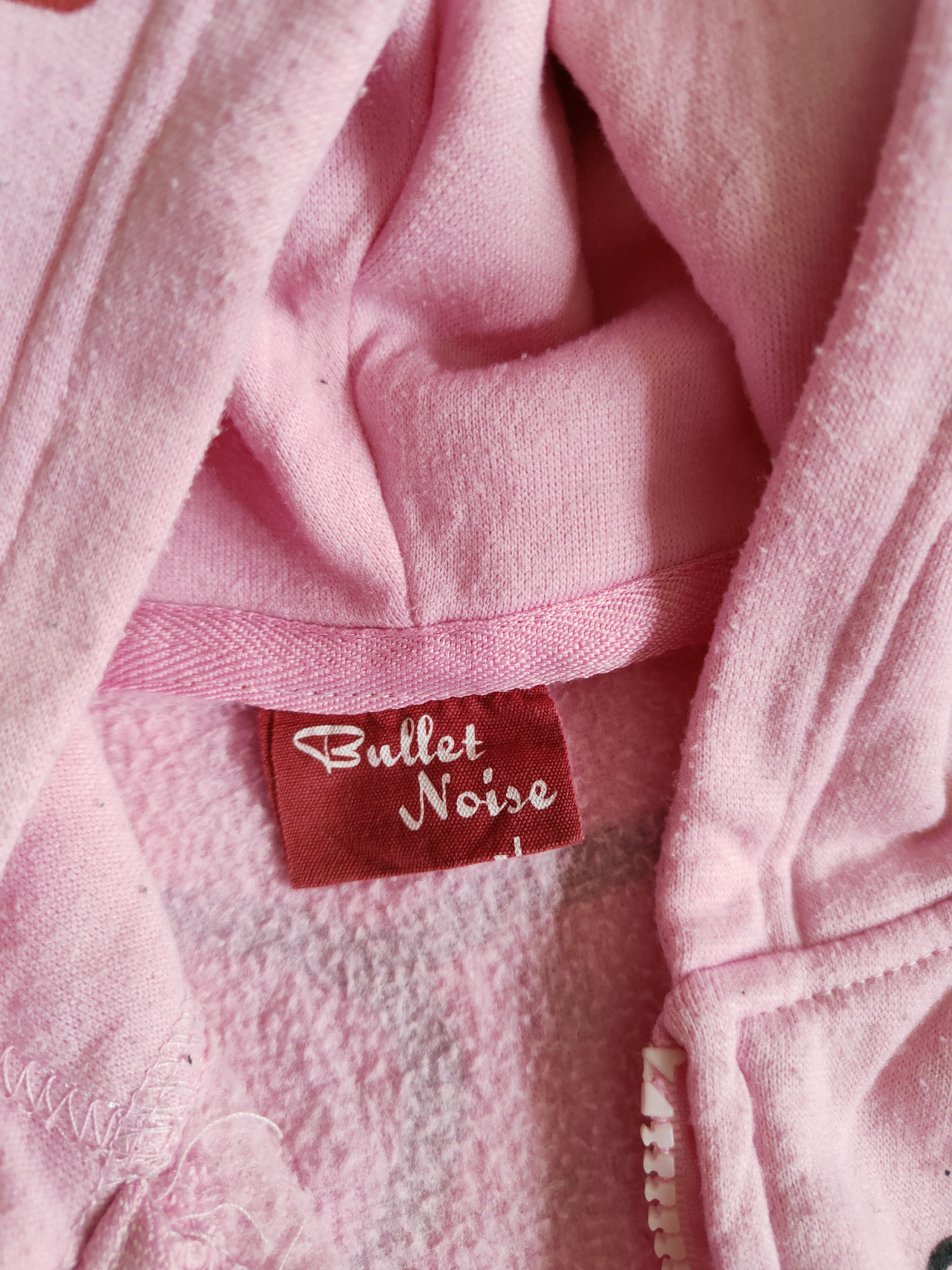 Japanese Brand Bullet Noise-Pig Pink Hoodie Sweater #482B Size US M / EU 48-50 / 2 - 6 Thumbnail
