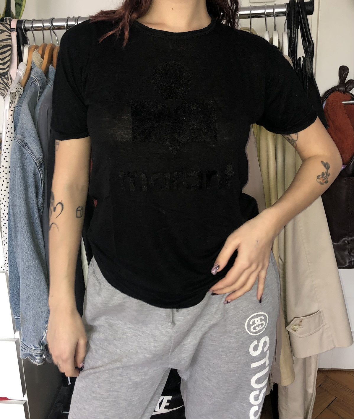 Isabel Marant Isabel Marant Etoile tshirt logo Size S / US 4 / IT 40 - 1 Thumbnail