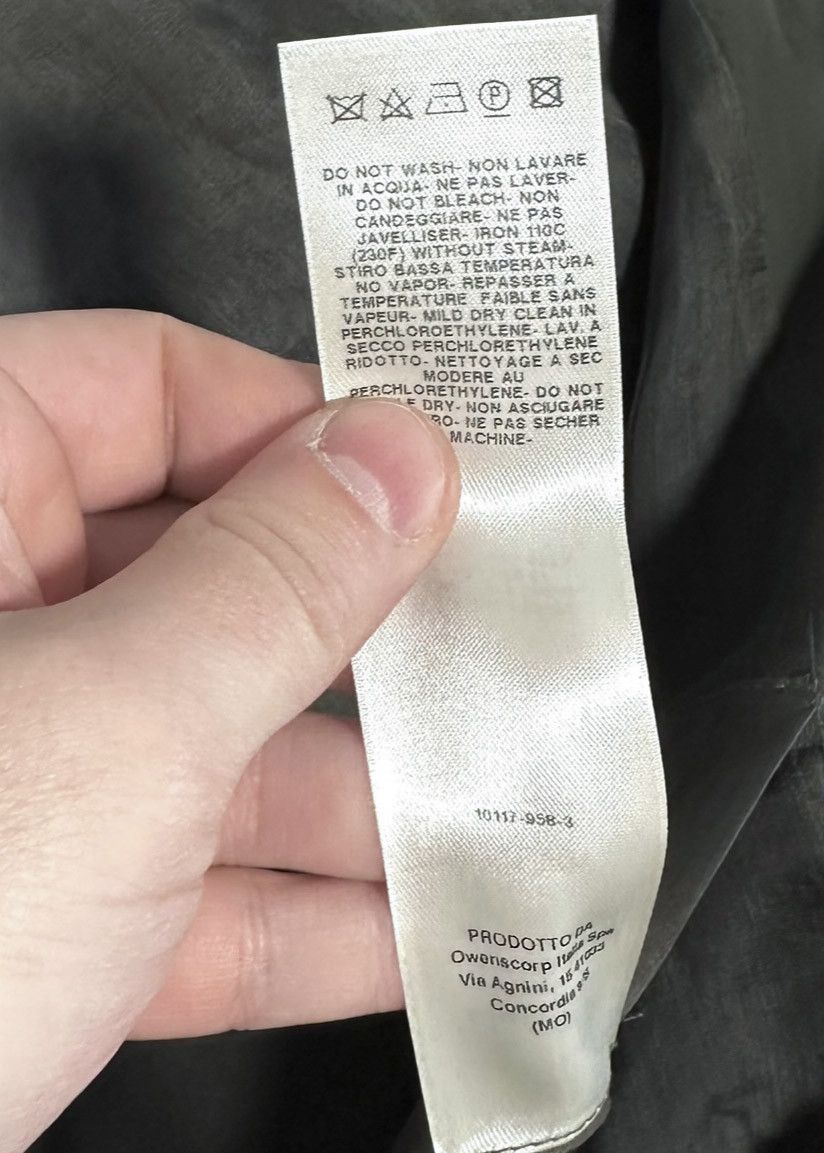 Rick Owens Rick Owens SS18 Dirt Khaki Wool Blend Light Blazer Size 40R - 7 Thumbnail