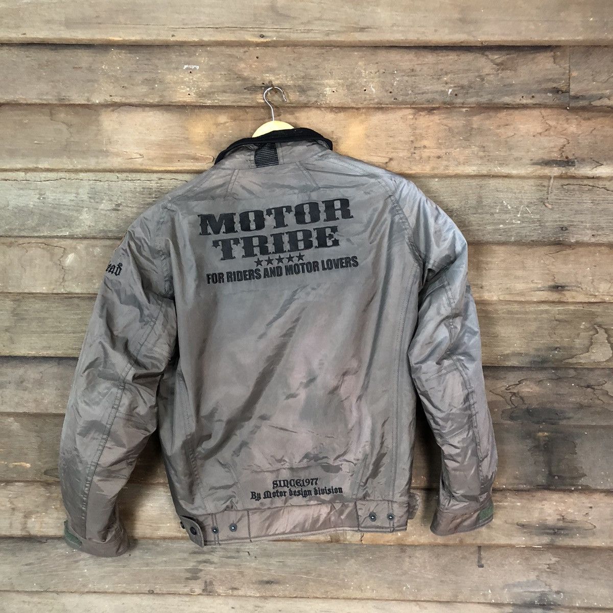 Japanese Brand DL Motor Tribe By MotorHead clan faded jacket vintage #7117 Size US S / EU 44-46 / 1 - 1 Thumbnail