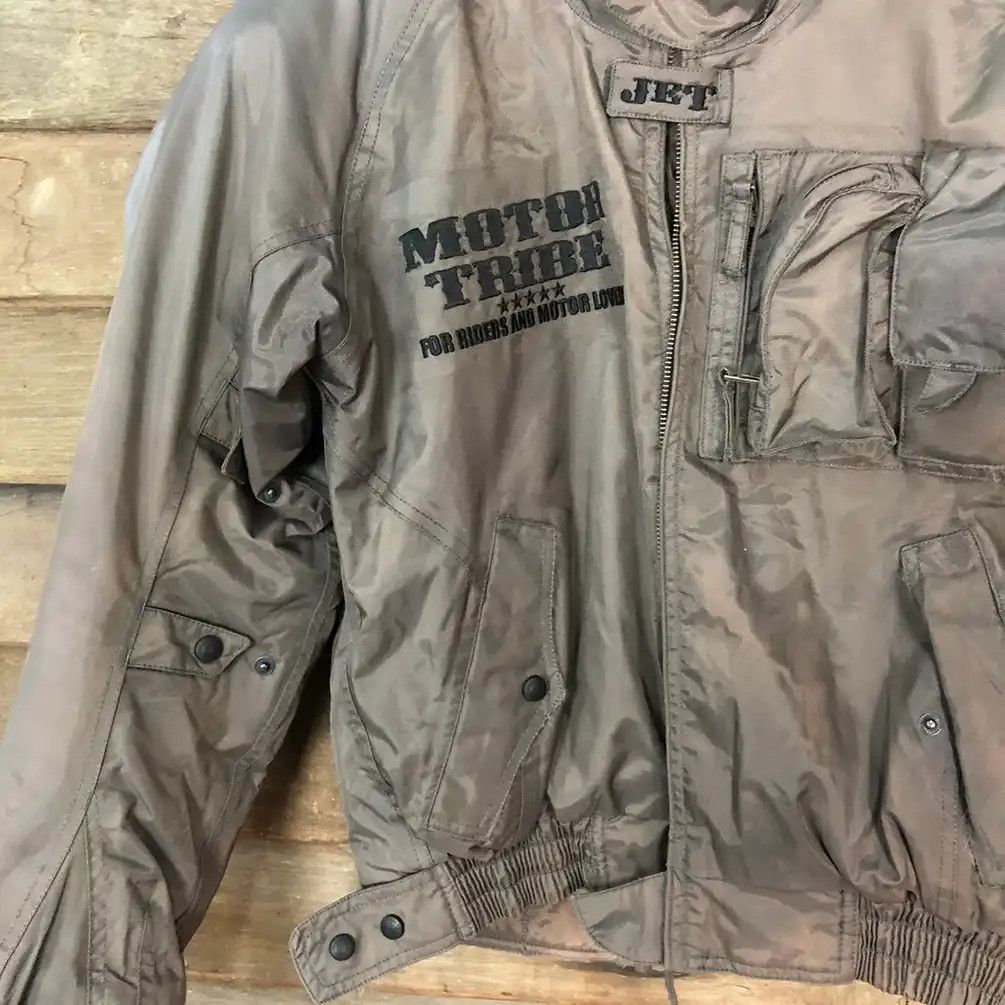 Japanese Brand DL Motor Tribe By MotorHead clan faded jacket vintage #7117 Size US S / EU 44-46 / 1 - 16 Thumbnail
