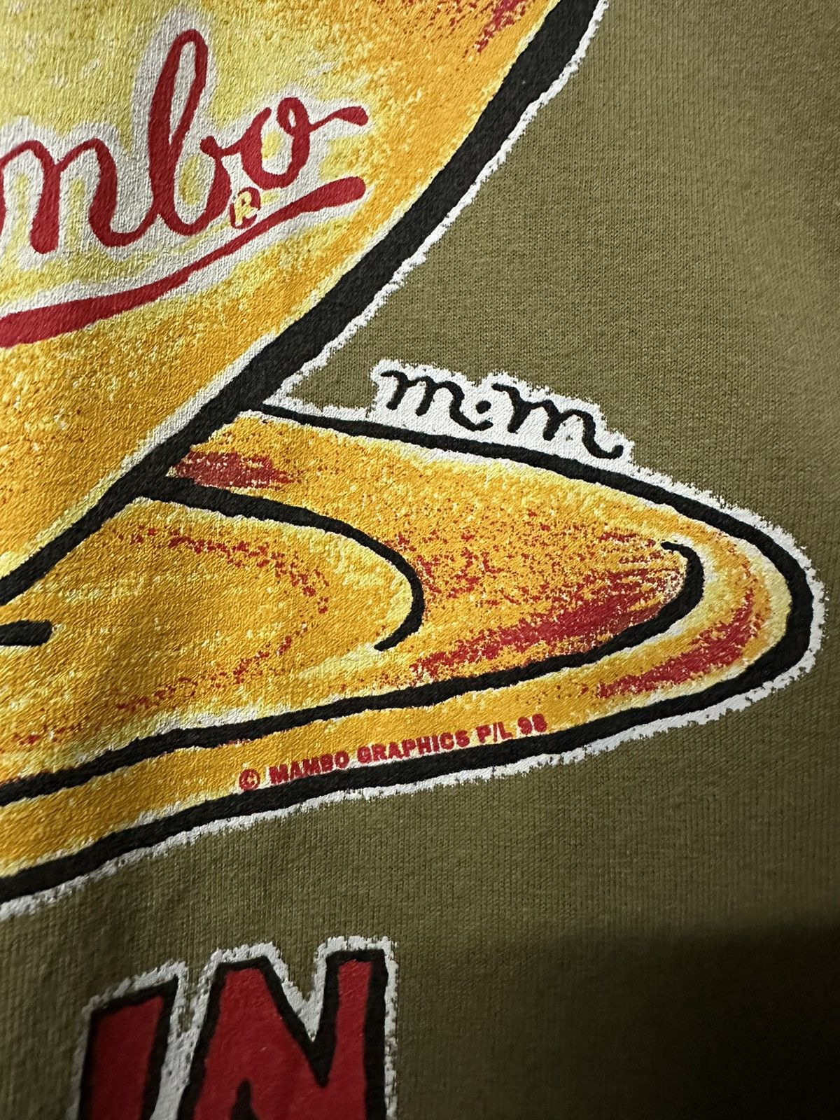 Mambo × Vintage Vintage 90s Mambo Storm In A Tea Cup Tee Size US XL / EU 56 / 4 - 5 Thumbnail