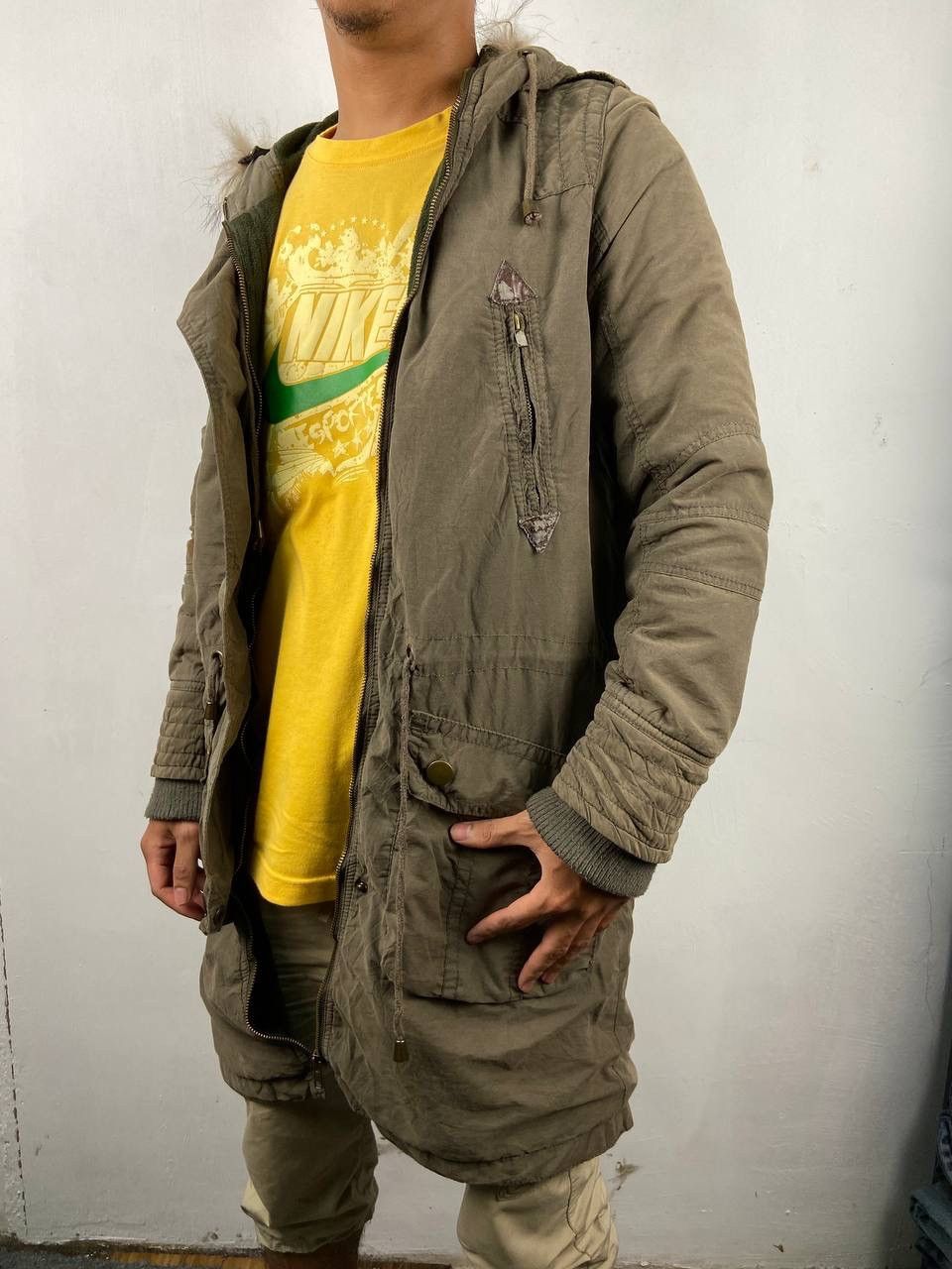 If Six Was Nine Type Air Force HBT Parka Jacket Fur Hoodie Army Military Size US M / EU 48-50 / 2 - 1 Thumbnail