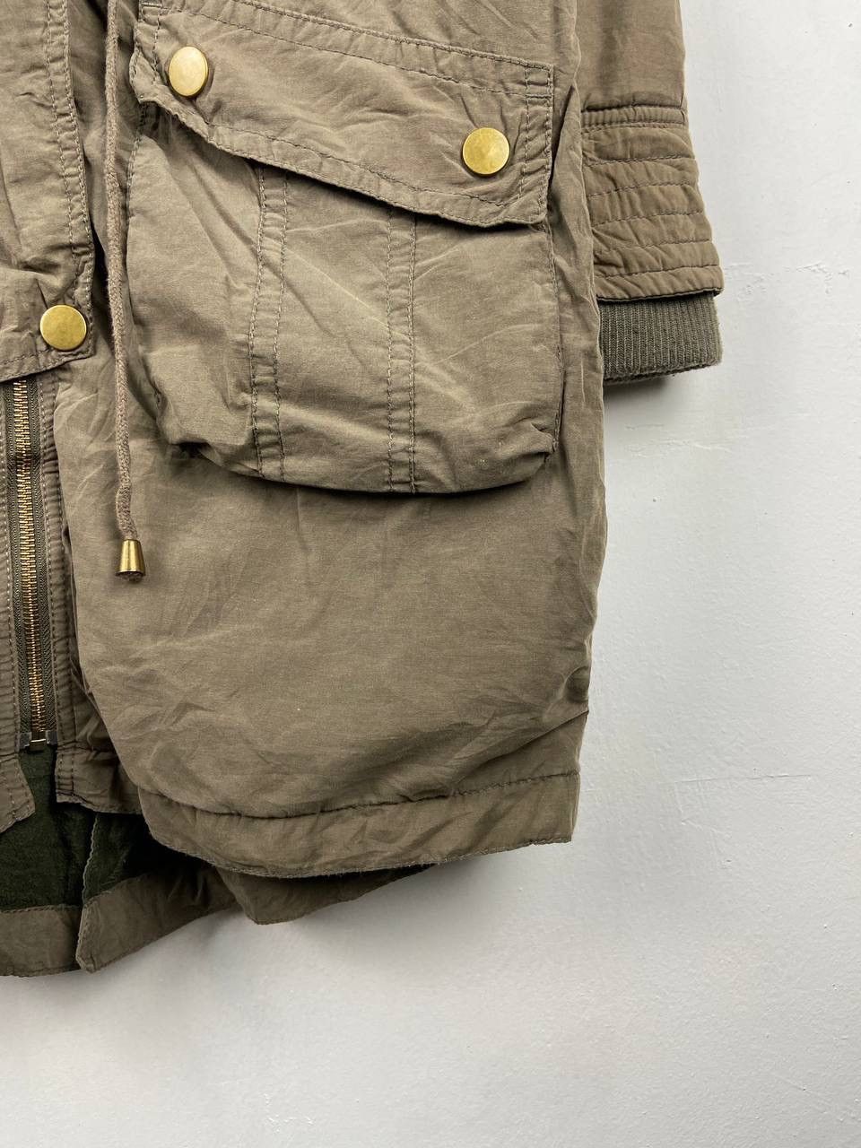 If Six Was Nine Type Air Force HBT Parka Jacket Fur Hoodie Army Military Size US M / EU 48-50 / 2 - 7 Thumbnail