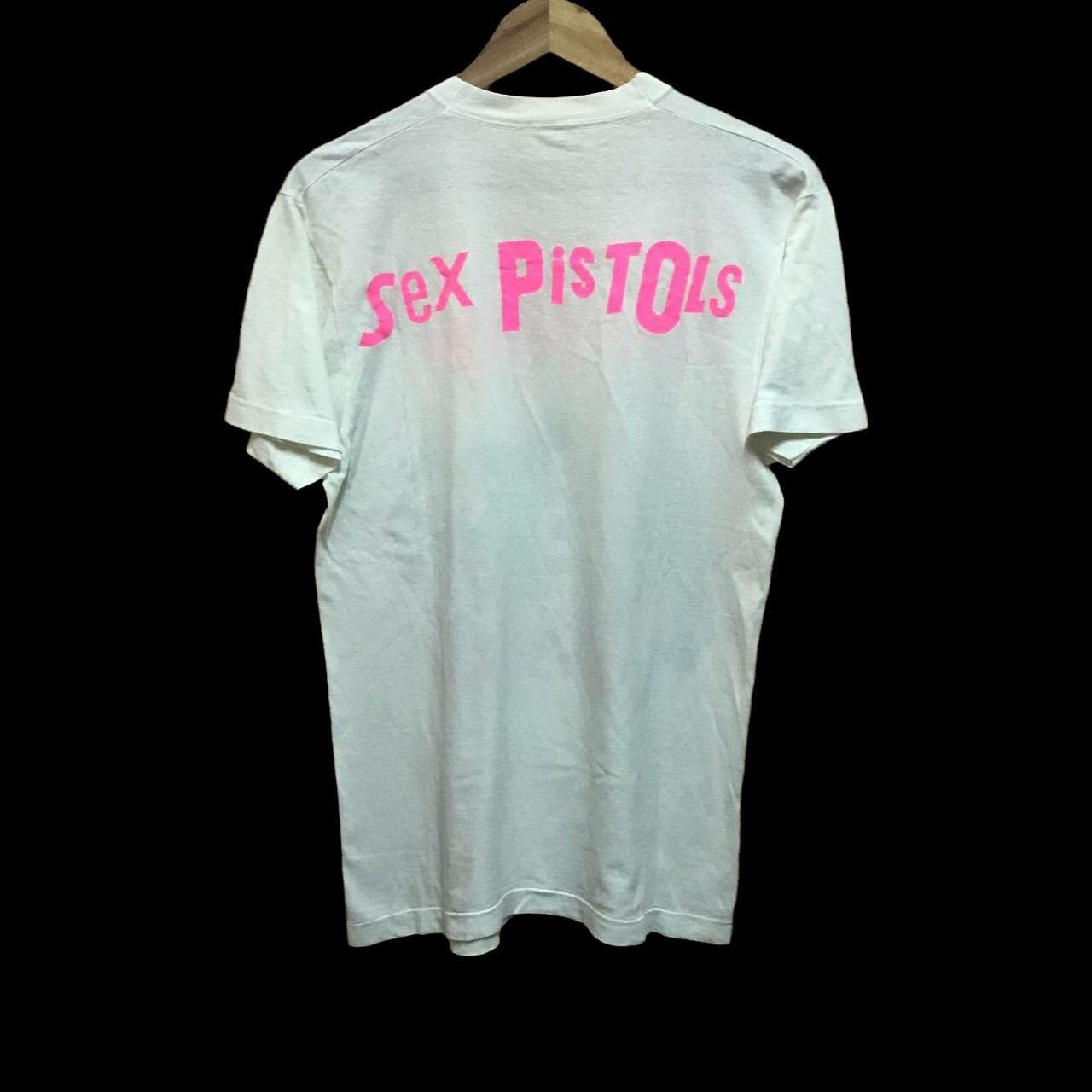 Band Tees Vintage 80s Sex Pistols Chaos! Punk Rock T Shirt Size US M / EU 48-50 / 2 - 2 Thumbnail