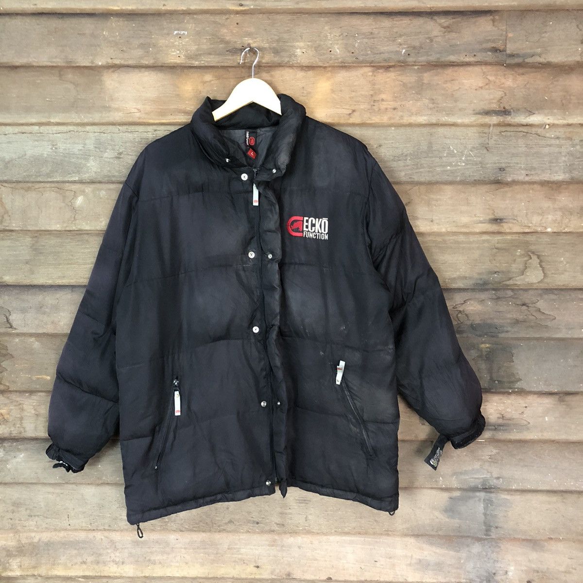 Ecko Function puffer jacket vintage faded vintage #7115
