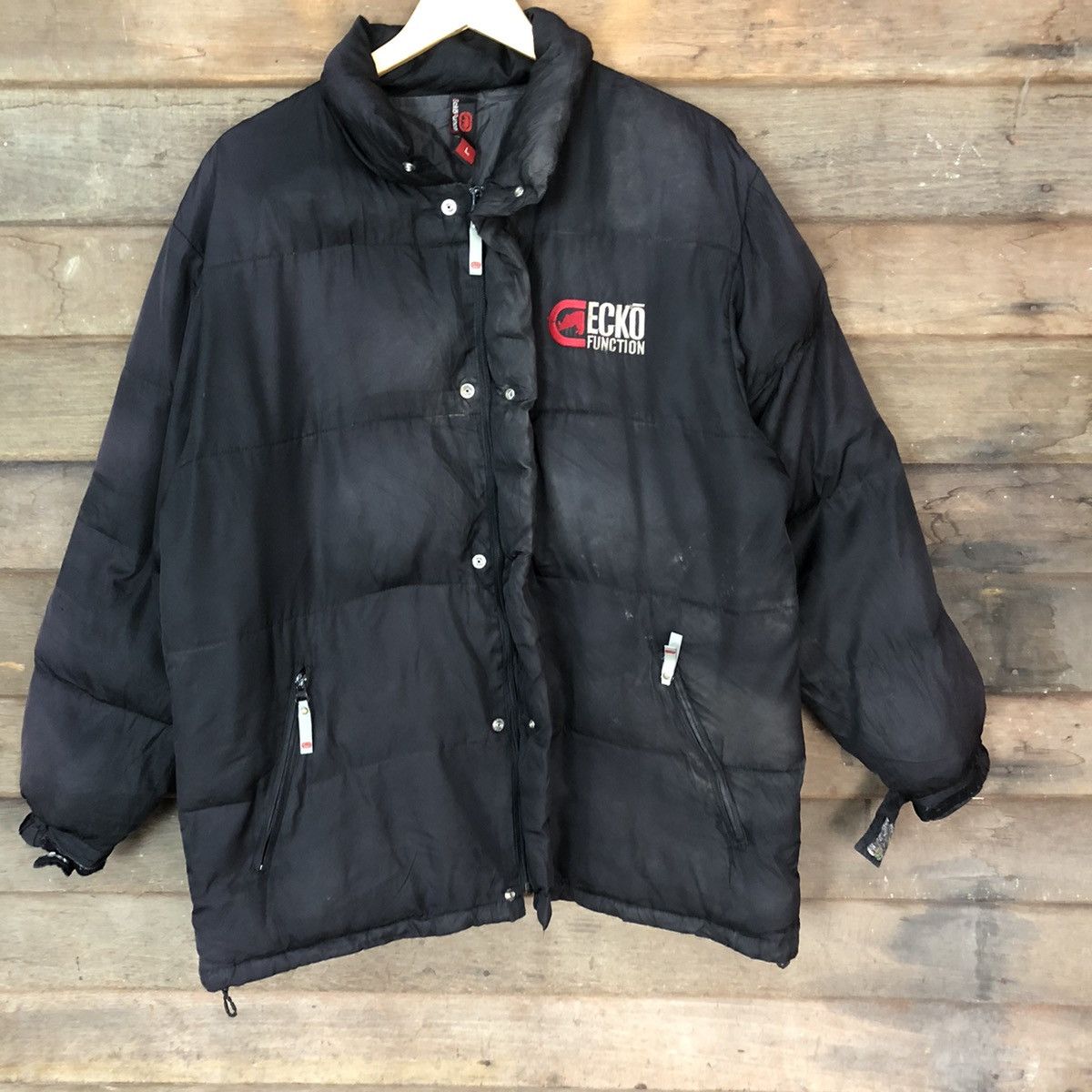 Ecko Unltd. × Vintage Ecko Function puffer jacket vintage faded vintage #7115 Size US L / EU 52-54 / 3 - 3 Thumbnail