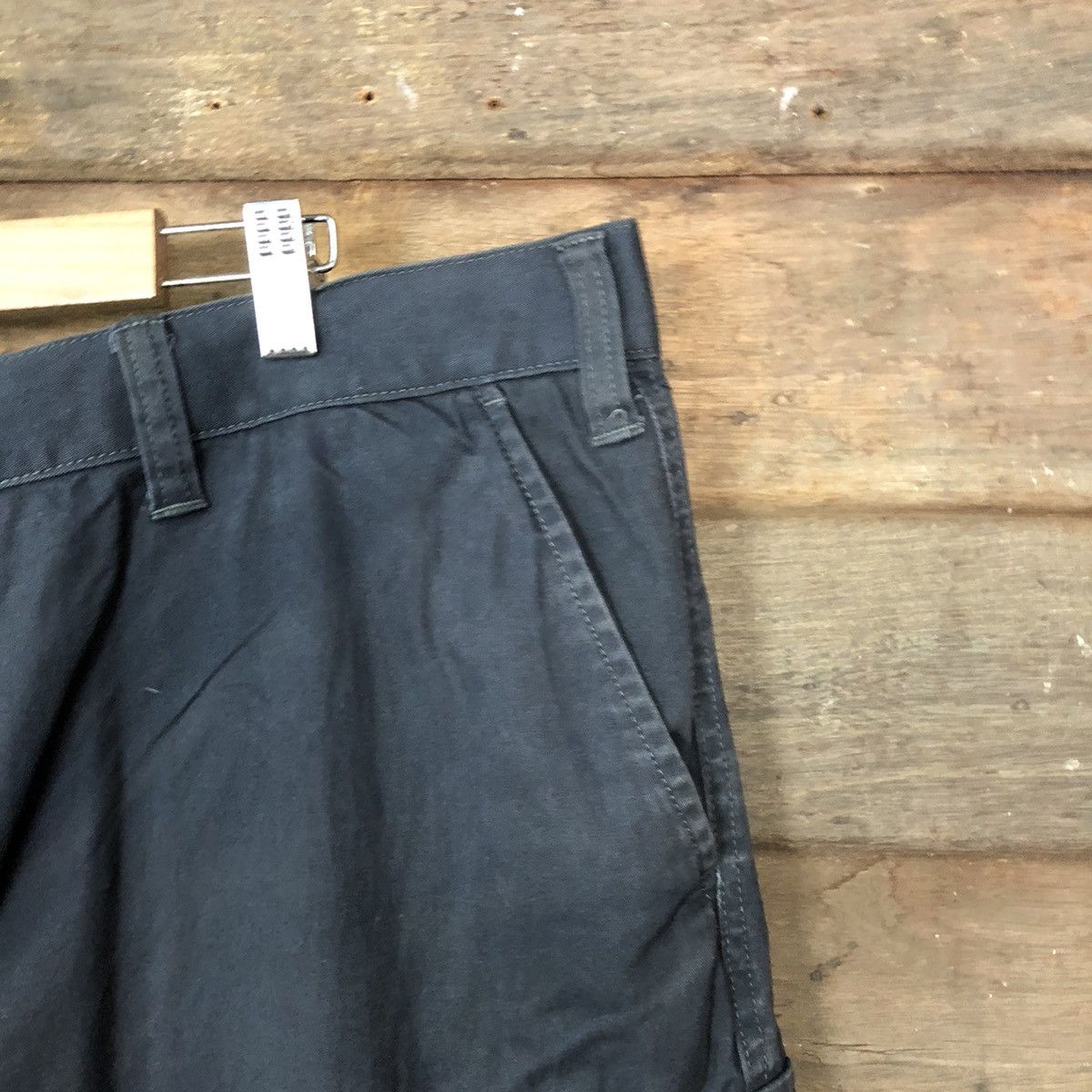 Vintage Japanese Brand Dark Blue Faded utility Cargo Pants #7118 Size US 40 / EU 56 - 5 Thumbnail