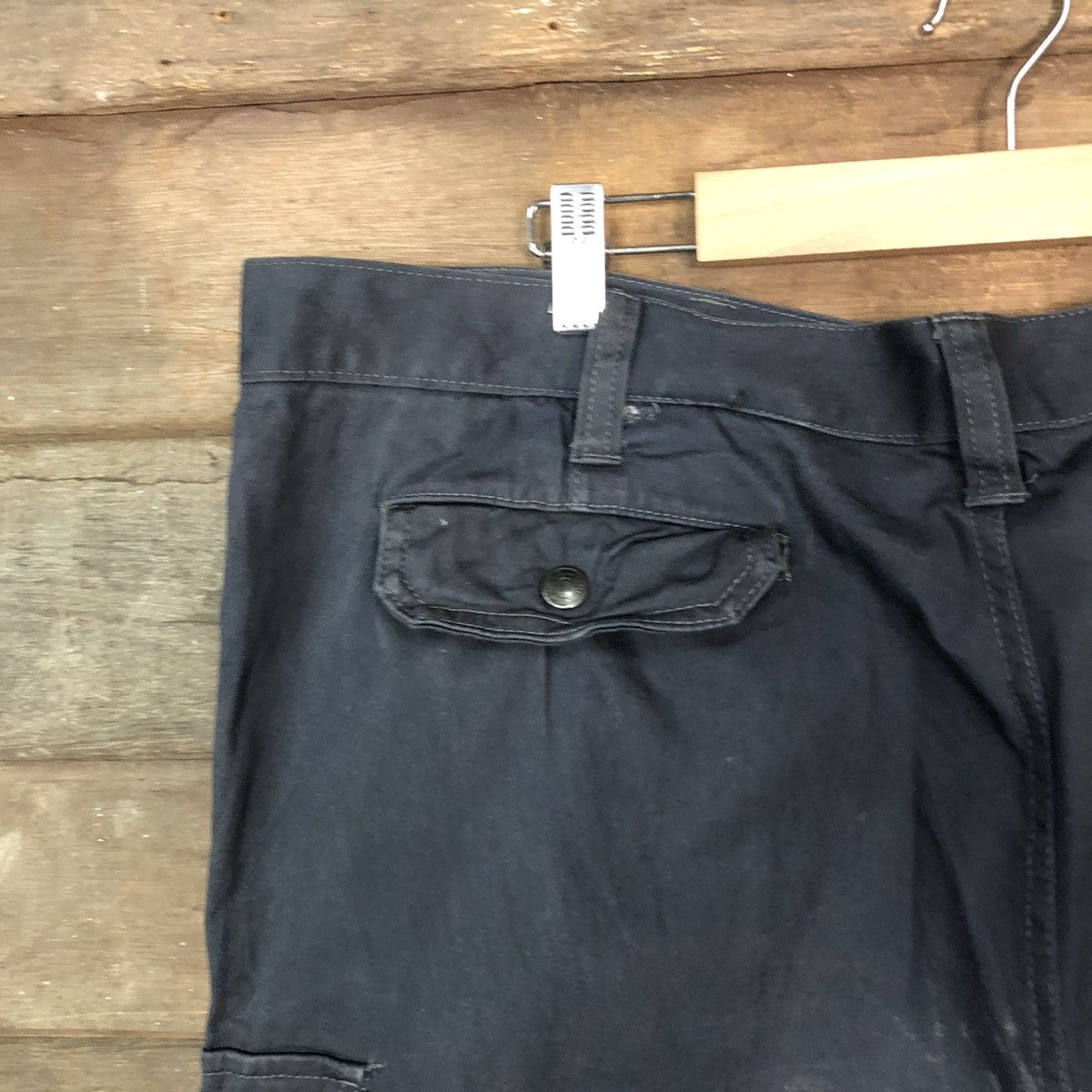 Vintage Japanese Brand Dark Blue Faded utility Cargo Pants #7118 Size US 40 / EU 56 - 14 Thumbnail