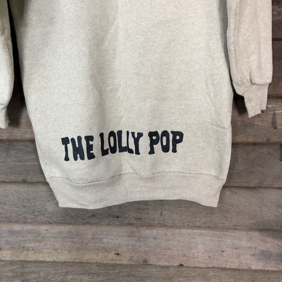 Japanese Brand The Lolly Pop Friendly Cream long sweatshirt Hoodie #452B Size L / US 10 / IT 46 - 8 Thumbnail