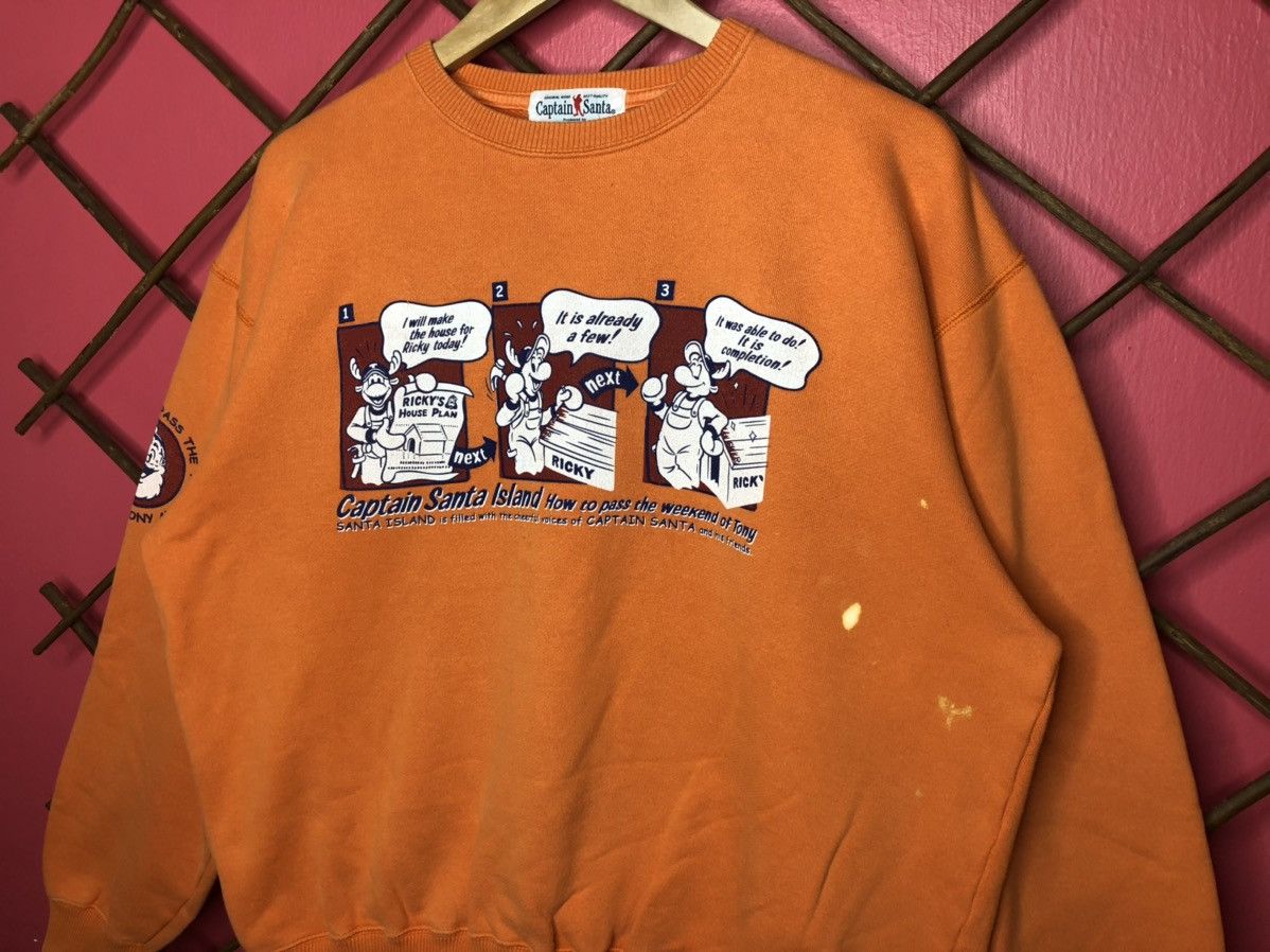 Captain santa vintage sweatshirt