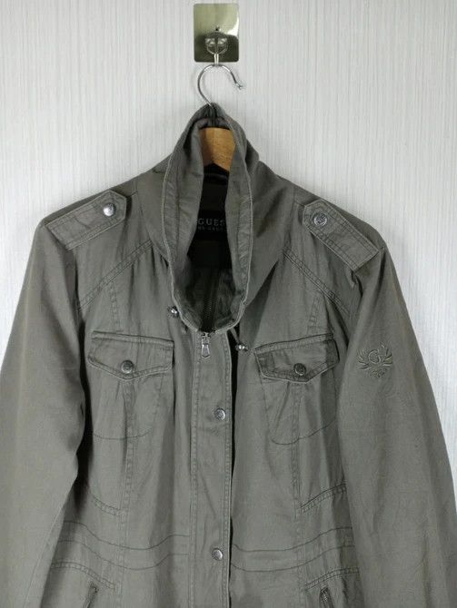 Guess × Vintage Rare Vintage Guess Tactical Pocket Military Style Jacket Size US XL / EU 56 / 4 - 2 Thumbnail