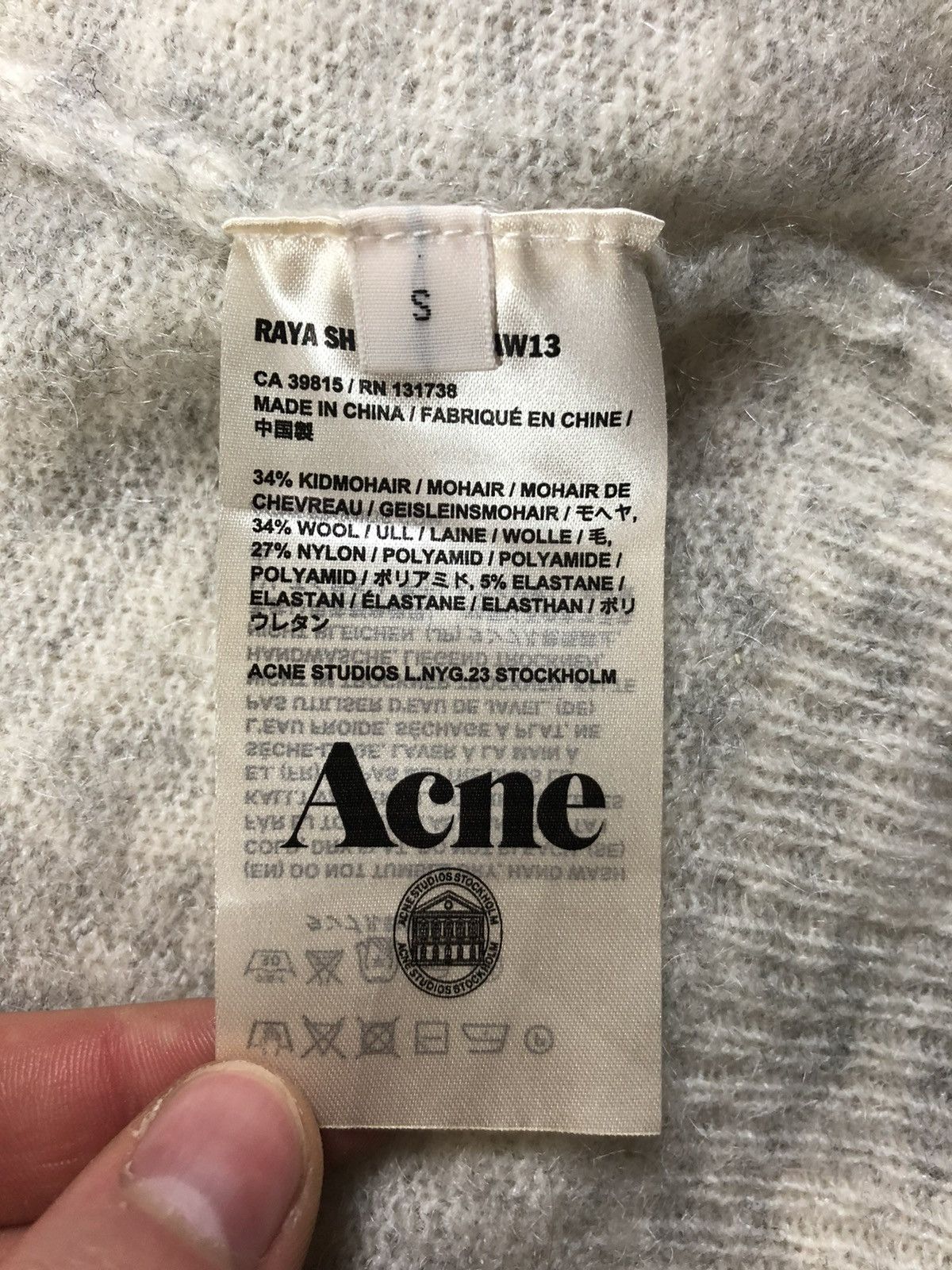 Acne Studios Acne studios mohair wool cardigan sweater Size S / US 4 / IT 40 - 5 Thumbnail