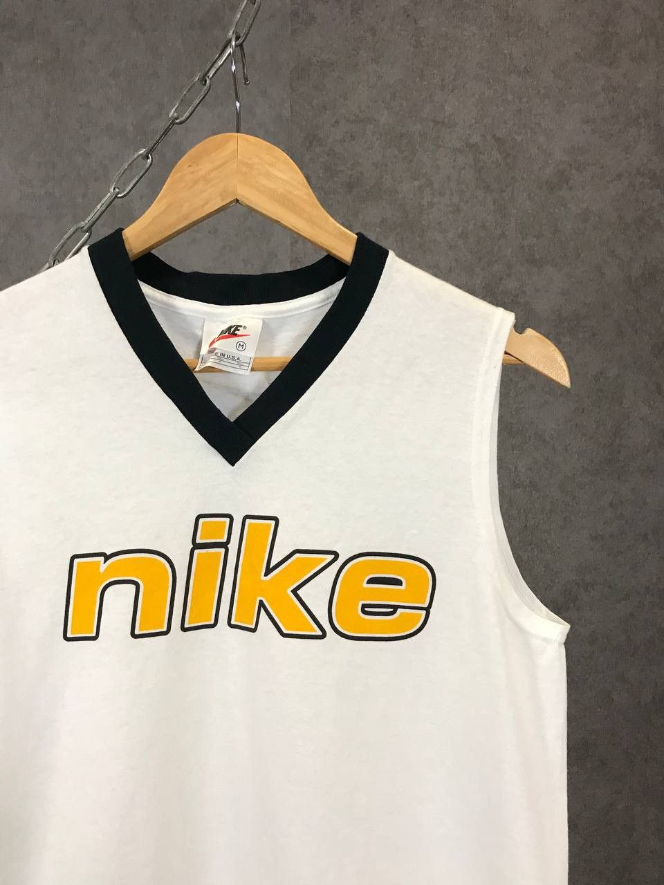 Nike × Vintage Nike swoosh streetwear vintage made in USA center logo Size US M / EU 48-50 / 2 - 2 Thumbnail