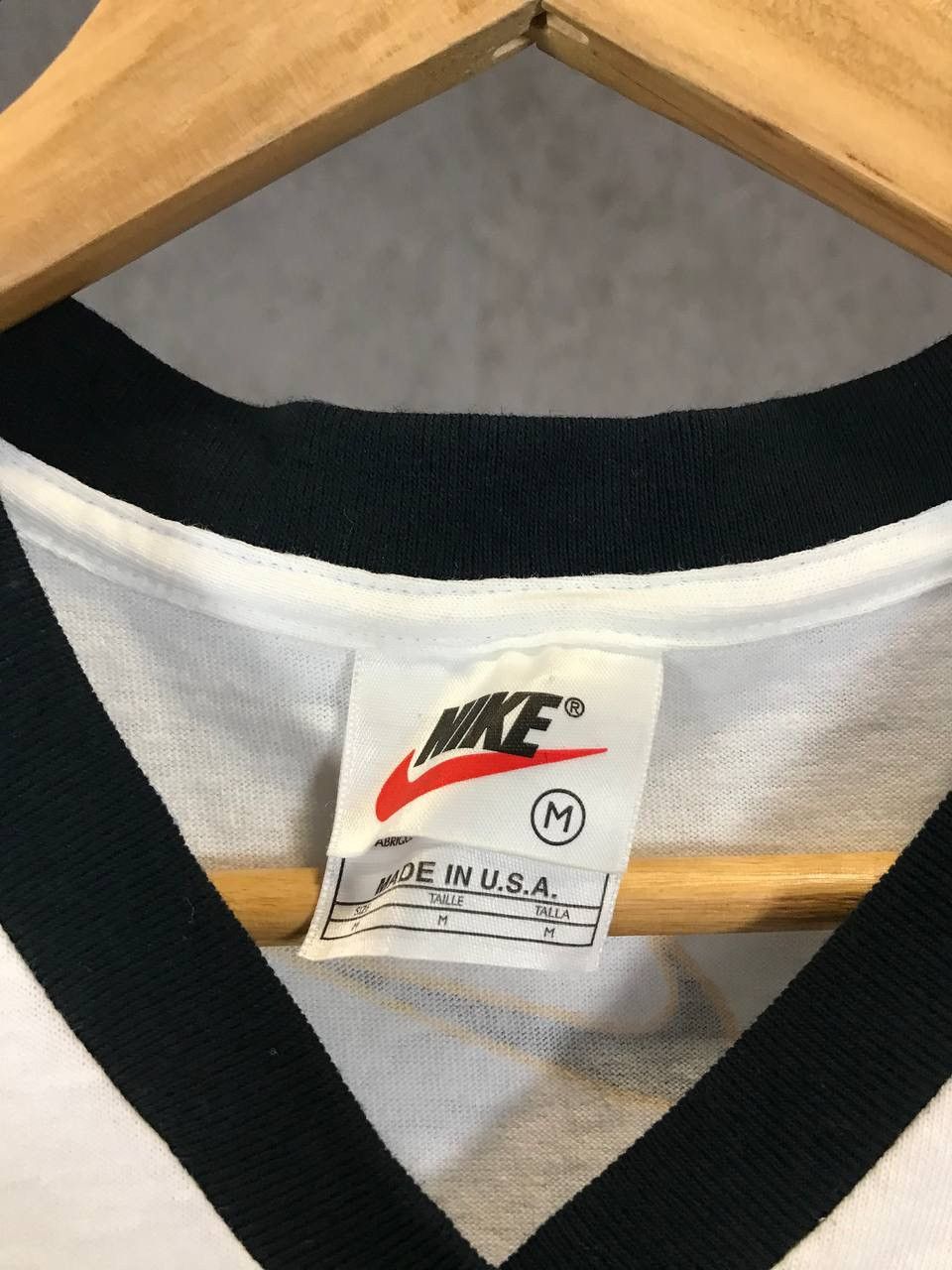 Nike × Vintage Nike swoosh streetwear vintage made in USA center logo Size US M / EU 48-50 / 2 - 4 Thumbnail