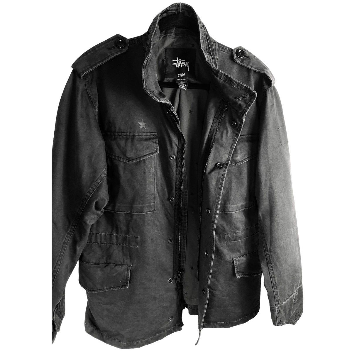 Stussy Stussy Distressed Military Field Coat Size US L / EU 52-54 / 3 - 5 Thumbnail