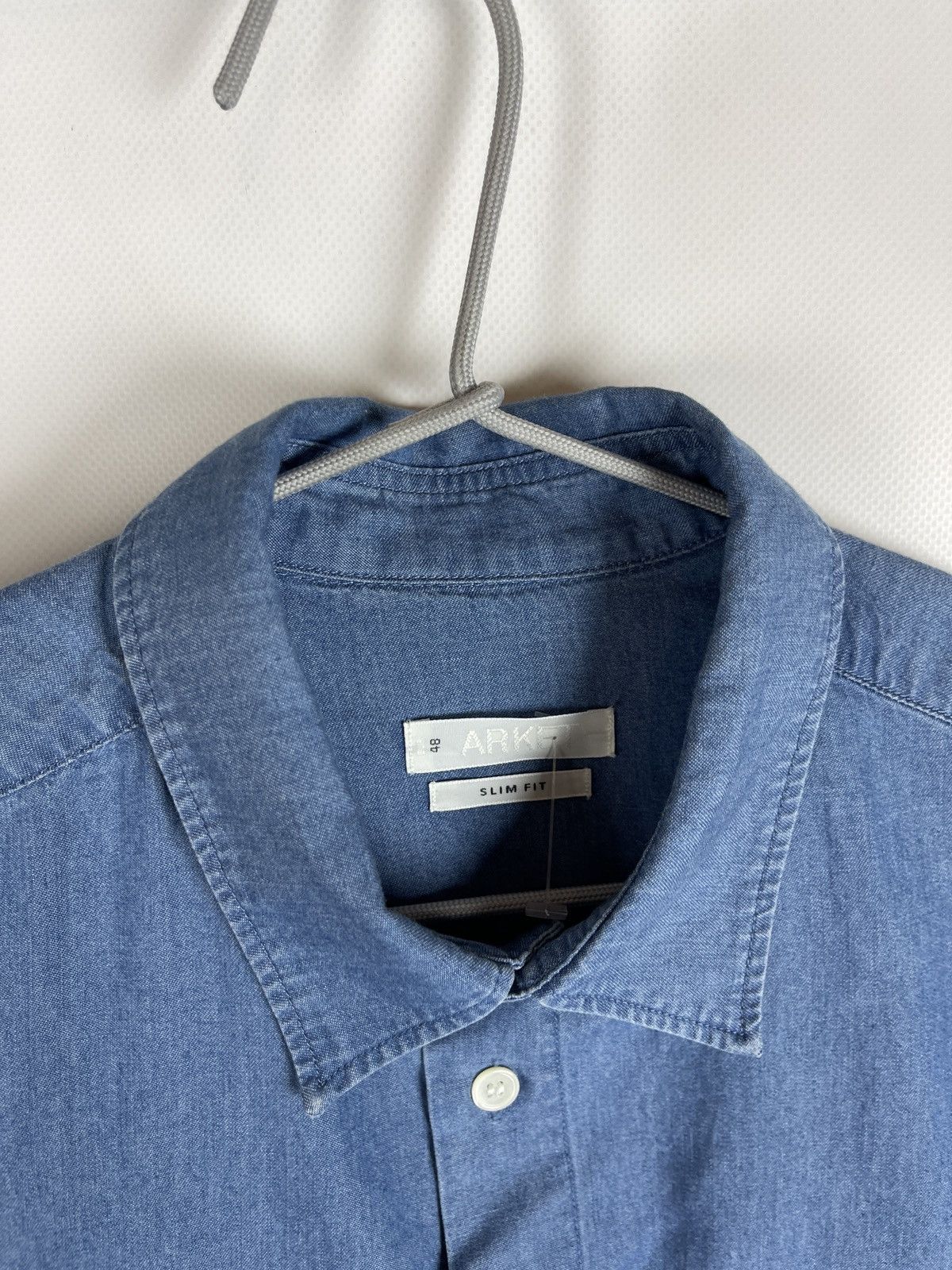 Arket Arket blue denim slim fit long sleeve button shirt Size US M / EU 48-50 / 2 - 8 Thumbnail