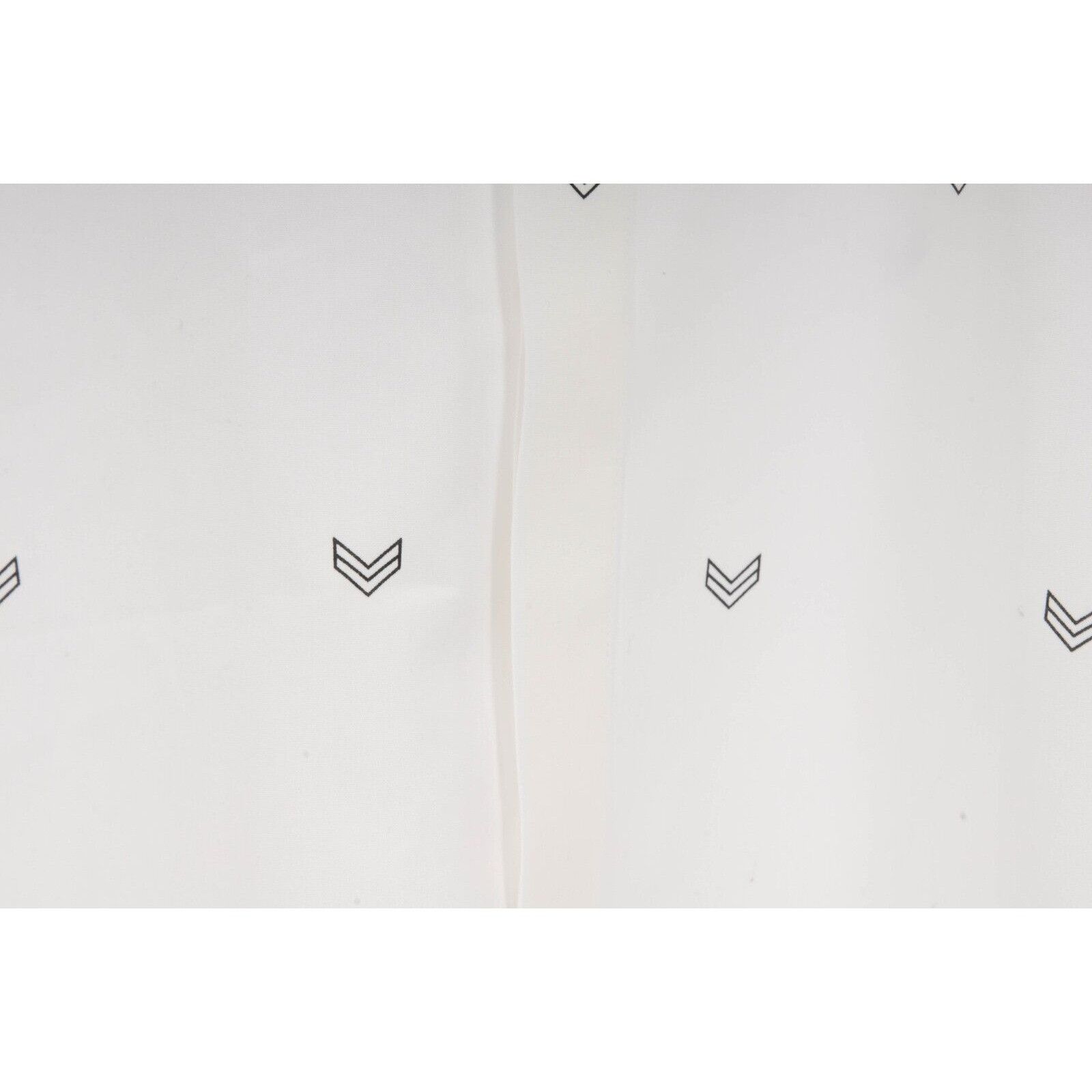 Neil Barrett White Military Arrows Short Sleeve Button Down Shirt 16.5 Size US L / EU 52-54 / 3 - 4 Thumbnail