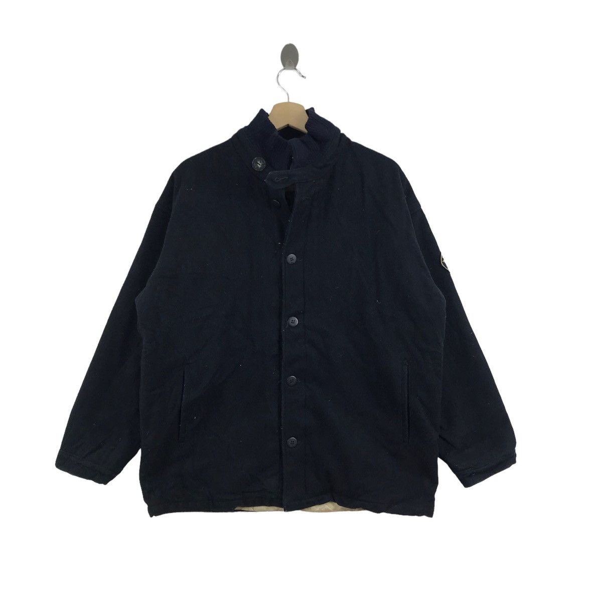 Giorgio Armani Vintage 90s GIORGIO ARMANI Jacket Navy Colour Size US XL / EU 56 / 4 - 1 Thumbnail
