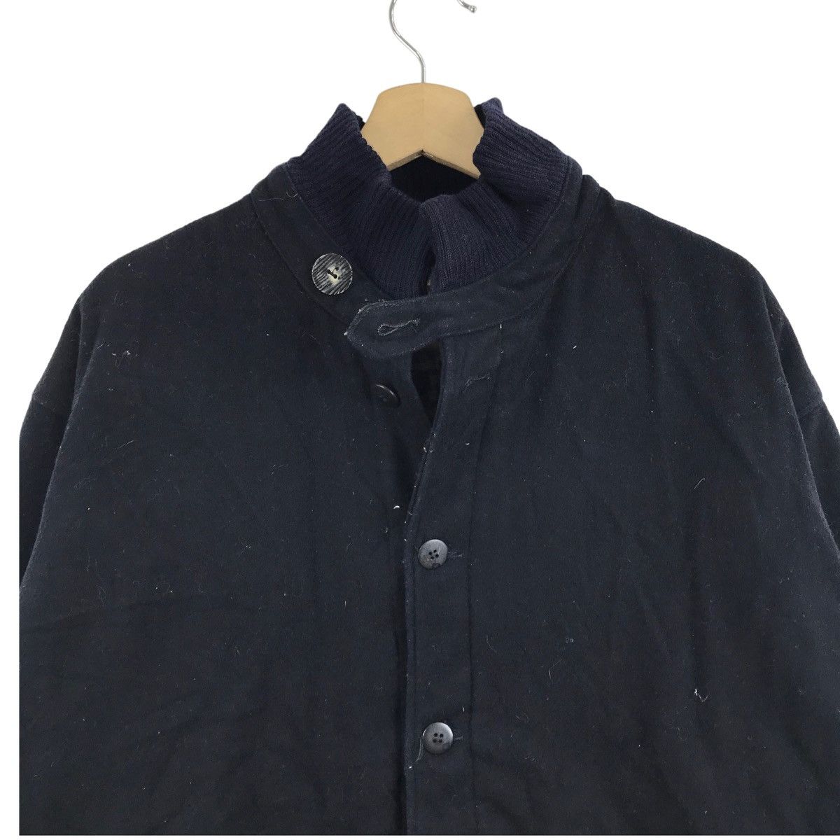 Giorgio Armani Vintage 90s GIORGIO ARMANI Jacket Navy Colour Size US XL / EU 56 / 4 - 2 Thumbnail