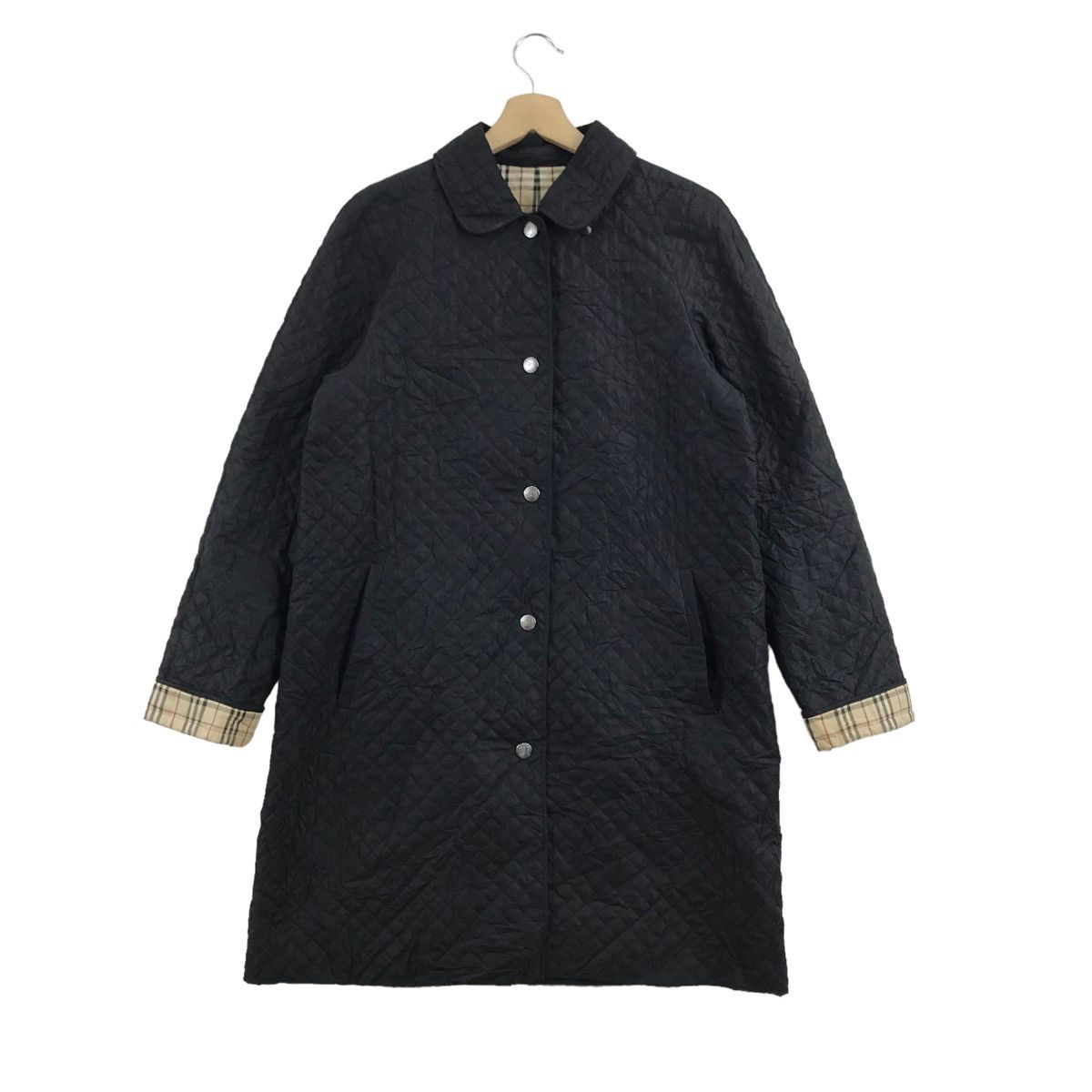 Burberry BURBERRY LONDON Quilted Trench Coat Nova Check Size US M / EU 48-50 / 2 - 1 Thumbnail