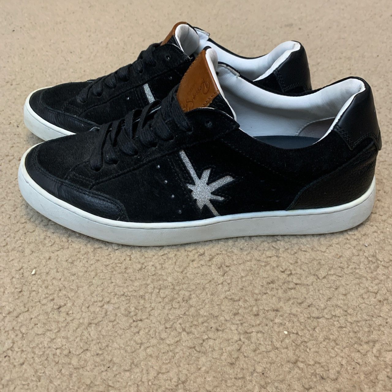 Ross And Snow Black Stardust Sneakers
